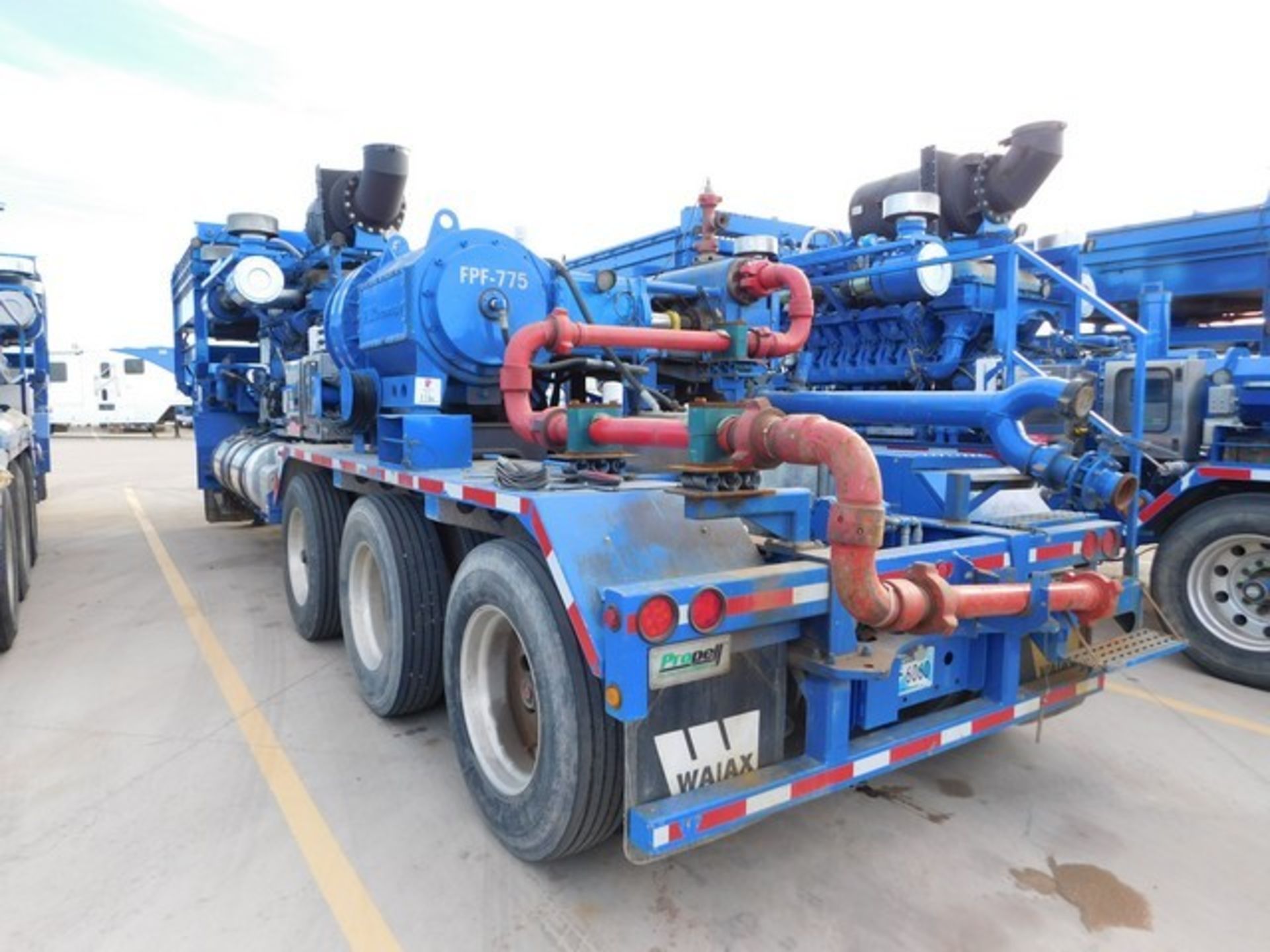 Located in YARD 2 - Odessa, TX (FPF775) 2011 FMCWT2400 TRIPLEX FRAC PUMP, P/B DETROIT 12V4000 DUAL - Image 5 of 10