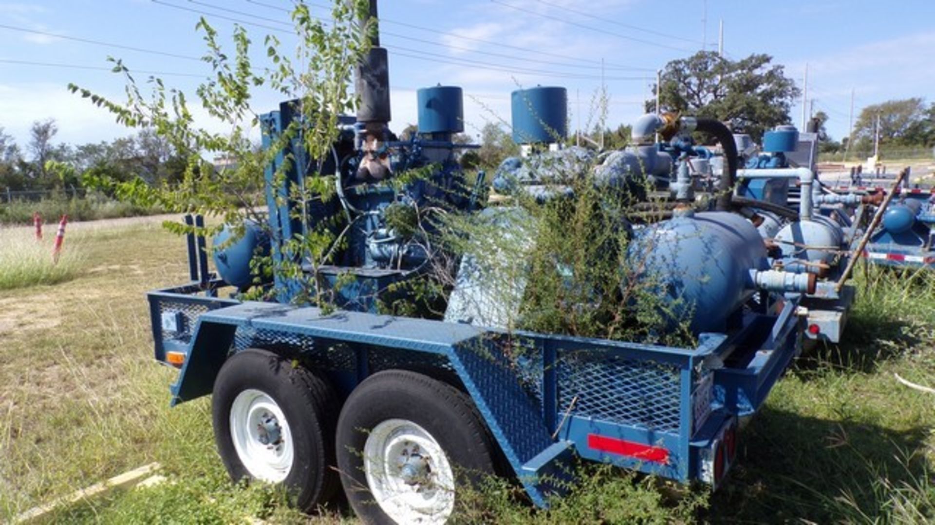 Located in YARD 19 - Wixon Valley, TX (W152) SHOPBUILT 6' X 12' T/A BP COMPRESSOR TRAILER, W/ - Image 2 of 3