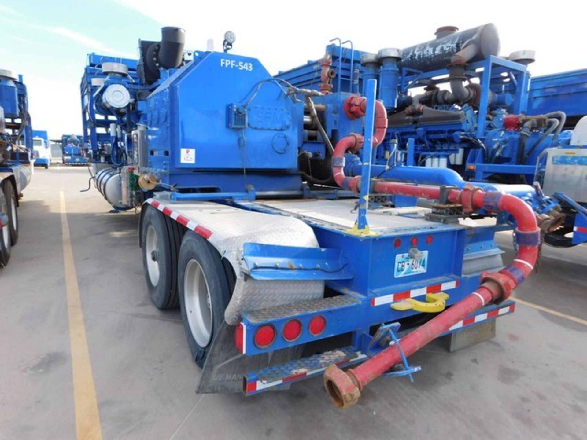 Located in YARD 2 - Odessa, TX (FPF543) 2017 SPMTWS2250 TRIPLEX FRAC PUMP, P/B DETROIT 12V4000 - Image 5 of 10