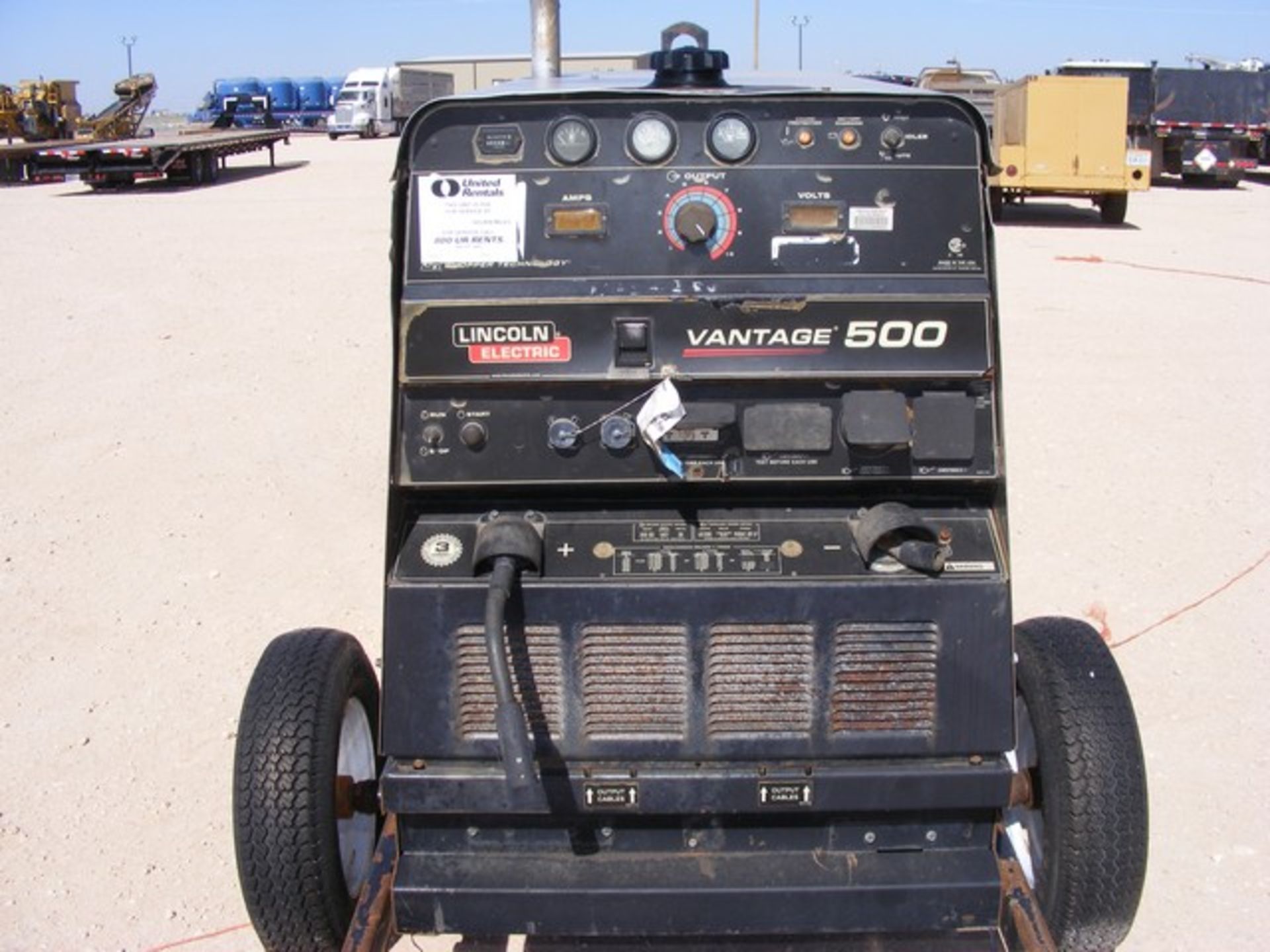 Located in YARD 1 - Midland, TX LINCOLN ELECTRIC VANTAGE 500 DIESEL WELDING MACHINE MRD ON S/A - Image 5 of 7