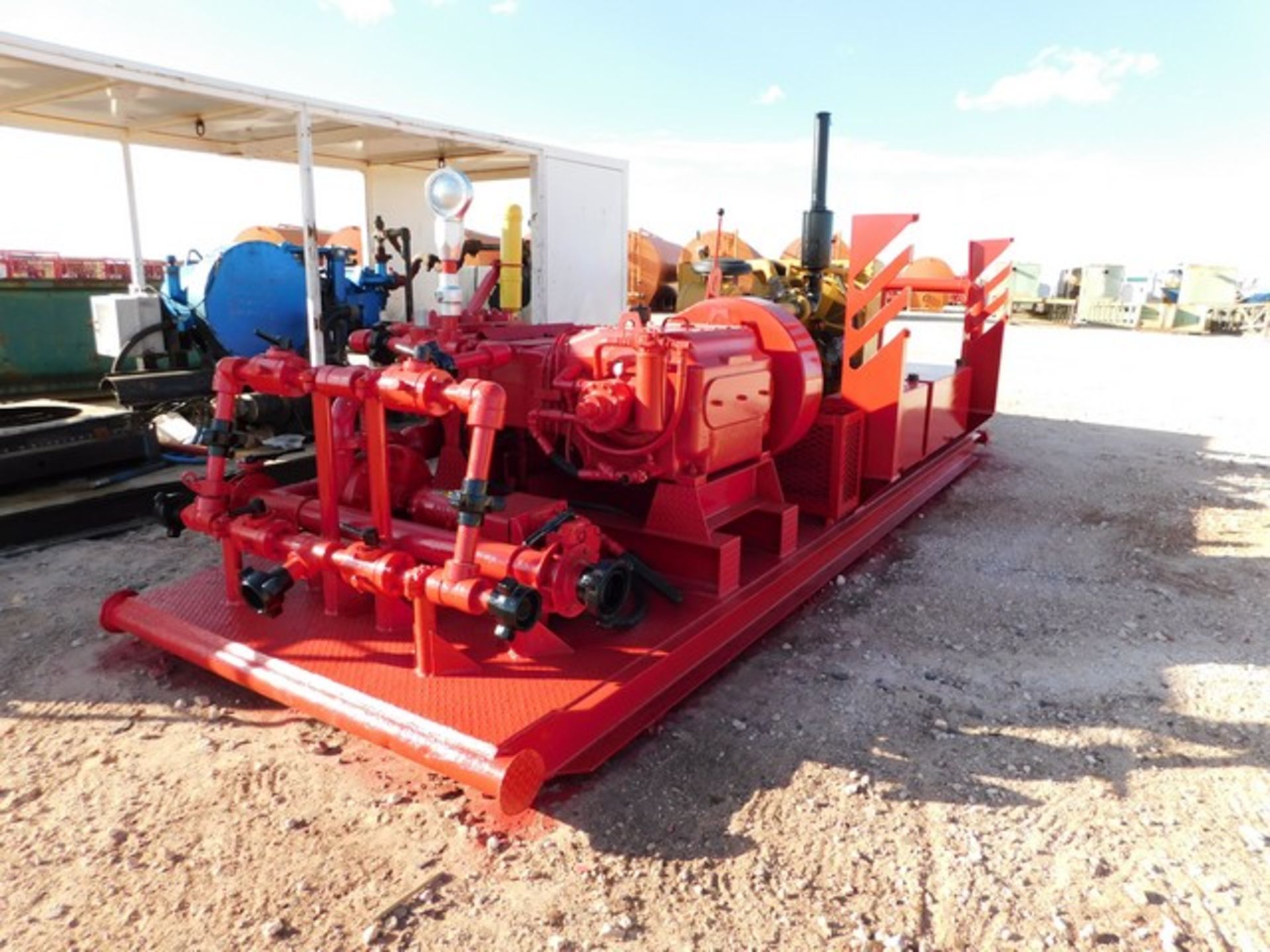 Located in YARD 1 - Midland, TX (6102) GARDNER DENVER TEE TRIPLEX PUMP, SN- 0012622, 4X5, 165HP - Image 7 of 7