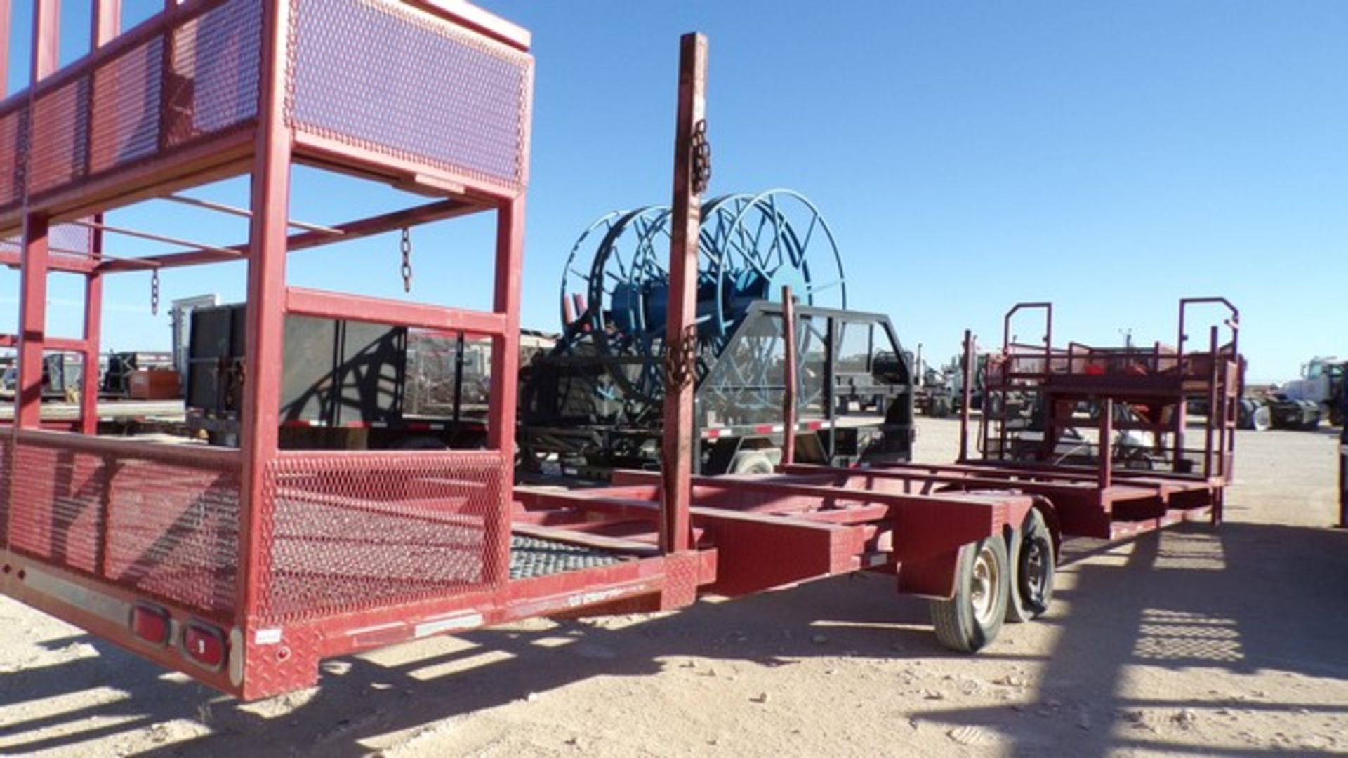 Located in YARD 1 - Midland, TX (6326) 2001 ORTEG ENERGY T/A GN PIPE TRAILER, 8.6'W X 36'L, VIN- - Image 6 of 8