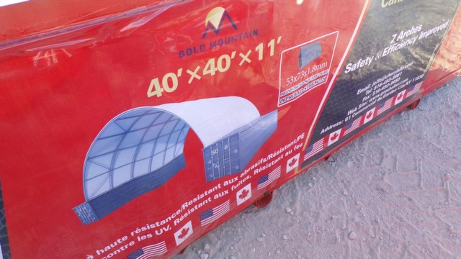 Located in YARD 1 - Midland, TX UNUSED 40' X 40' X 11' DOME CONTAINER STORAGE SHELTER - Image 2 of 2