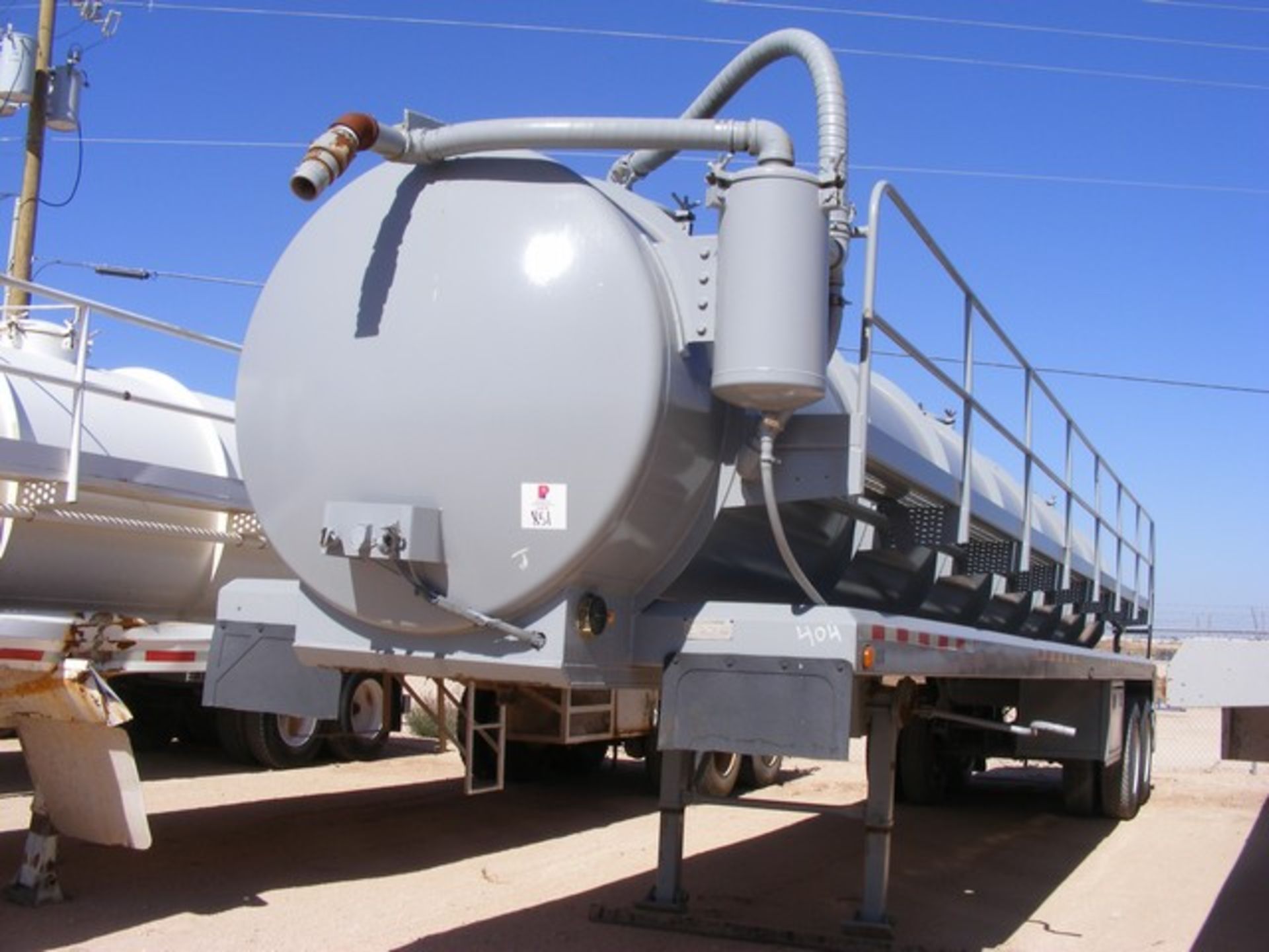 Located in YARD 1 - Midland, TX (404) (X) 2014 TANKO 130 BBL T/A VAC TRAILER, VIN-