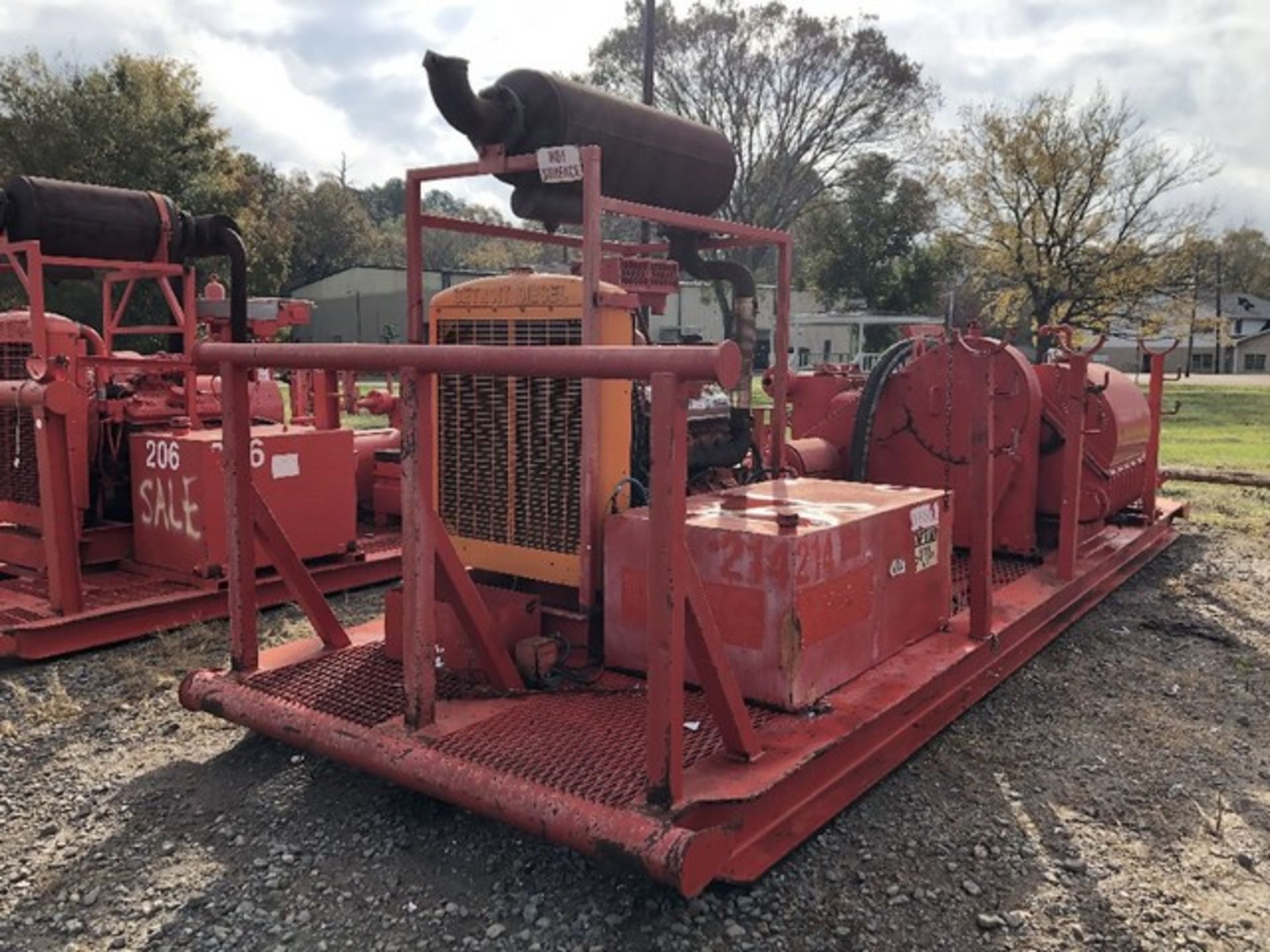 Located in YARD 16 - Oil City, LA GARDNER DENVER PAH TRIPLEX PUMP W/ 4-1/2" LINERS, P/B DETROIT