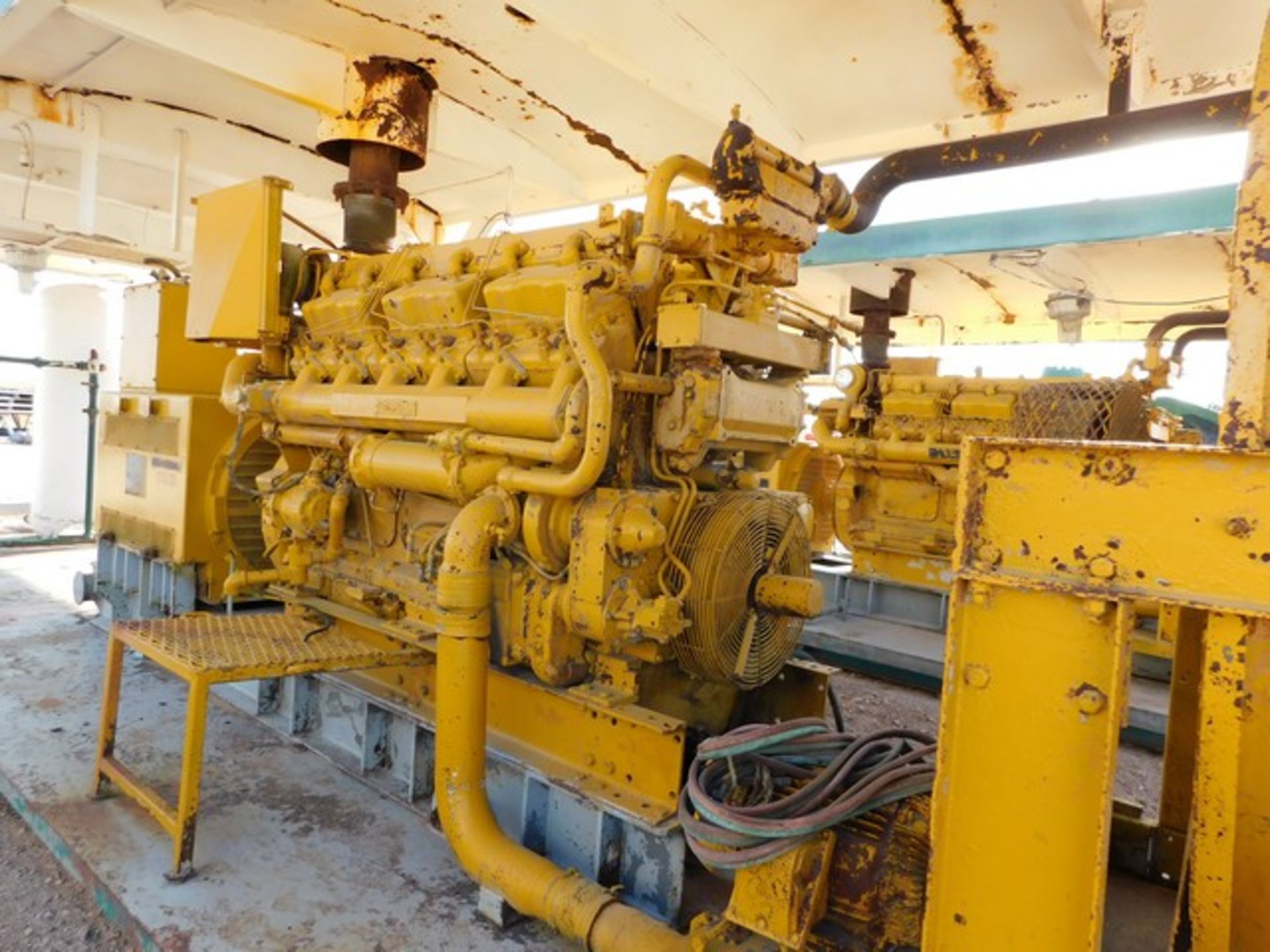 Located in YARD 1 - Midland, TX (2943) GENERAL ELECTRIC 930 KW AC GENERATOR, (3) PH, 600 VOLT, P/B - Image 3 of 6