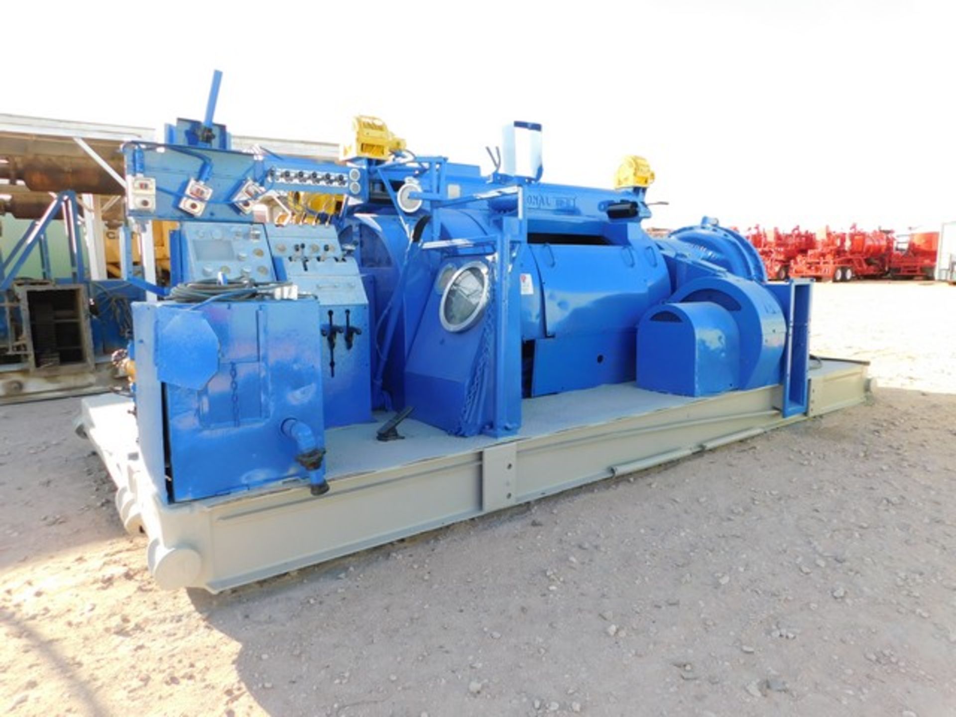 Located in YARD 1 - Midland, TX NATIONAL 80B MECHANICAL S/A 1000HP DRAWWORKS, GROOVED F/ 1-1/4"