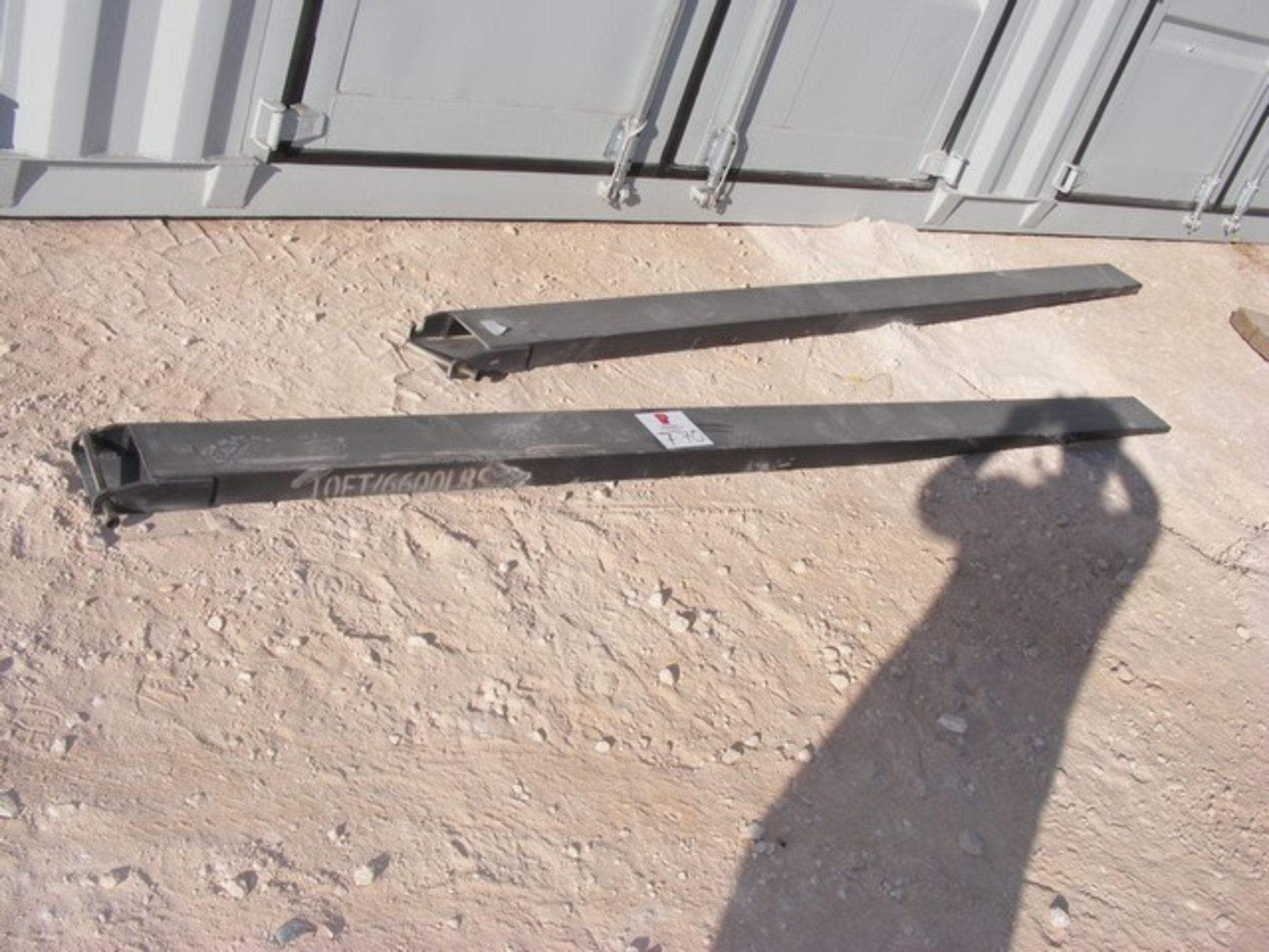 Located in YARD 1 - Midland, TX NEW SET OF (2) 10' FORK EXTENSTIONS