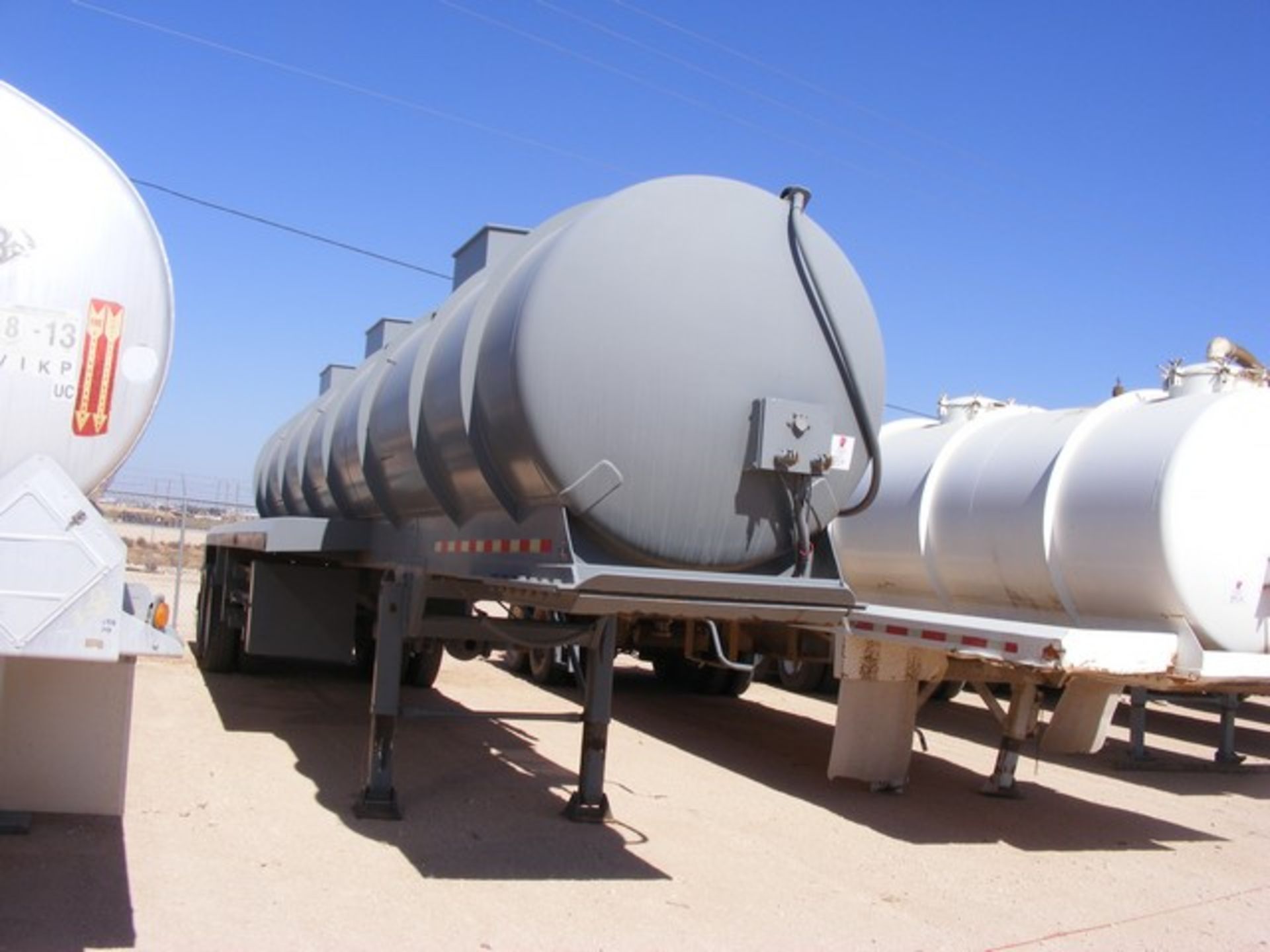 Located in YARD 1 - Midland, TX (2784) (X) 2008 DRAGON 130 BBL T/A 2 COMP. KILL TRAILER, VIN- - Image 2 of 5