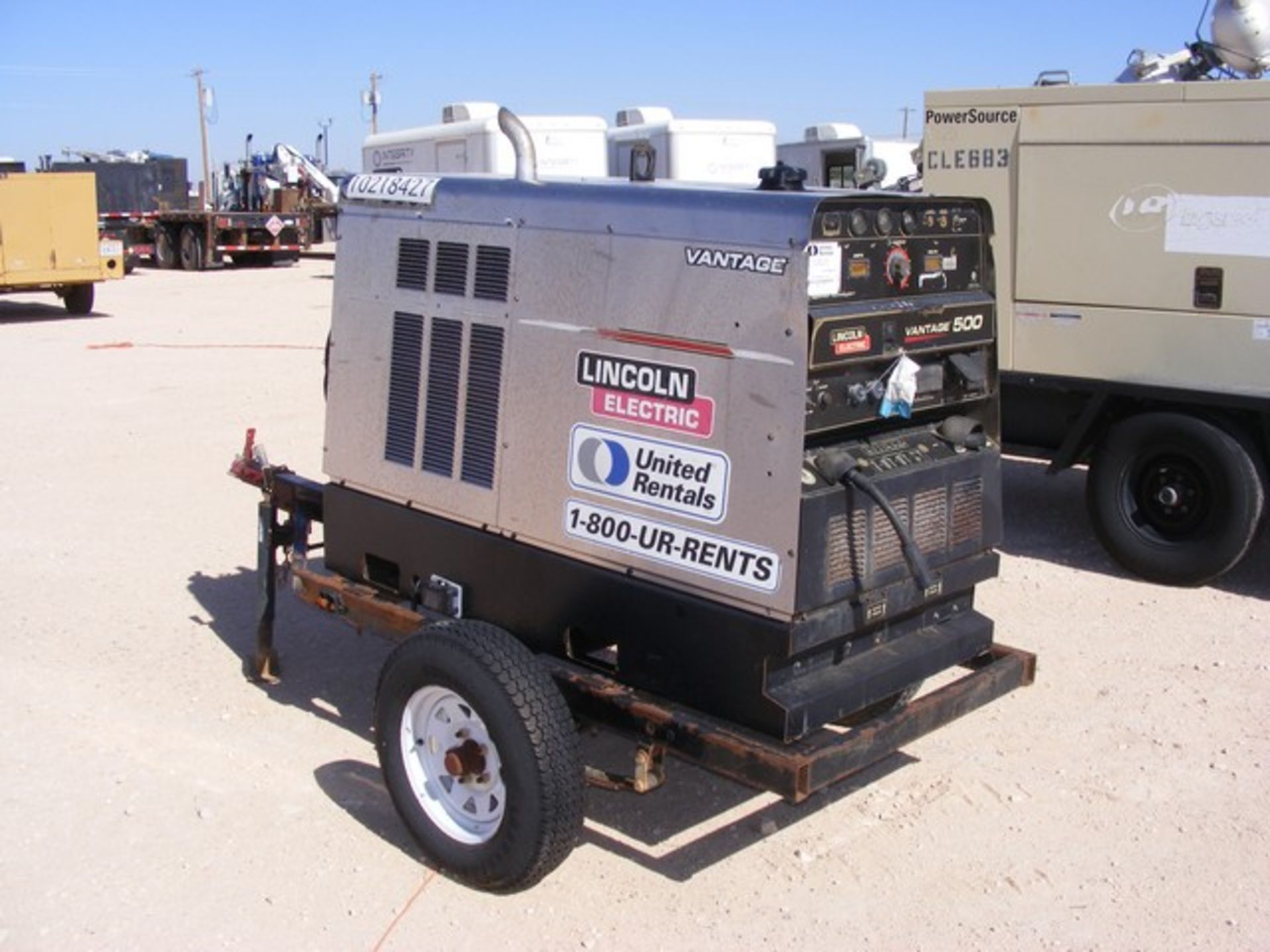 Located in YARD 1 - Midland, TX LINCOLN ELECTRIC VANTAGE 500 DIESEL WELDING MACHINE MRD ON S/A - Image 2 of 7
