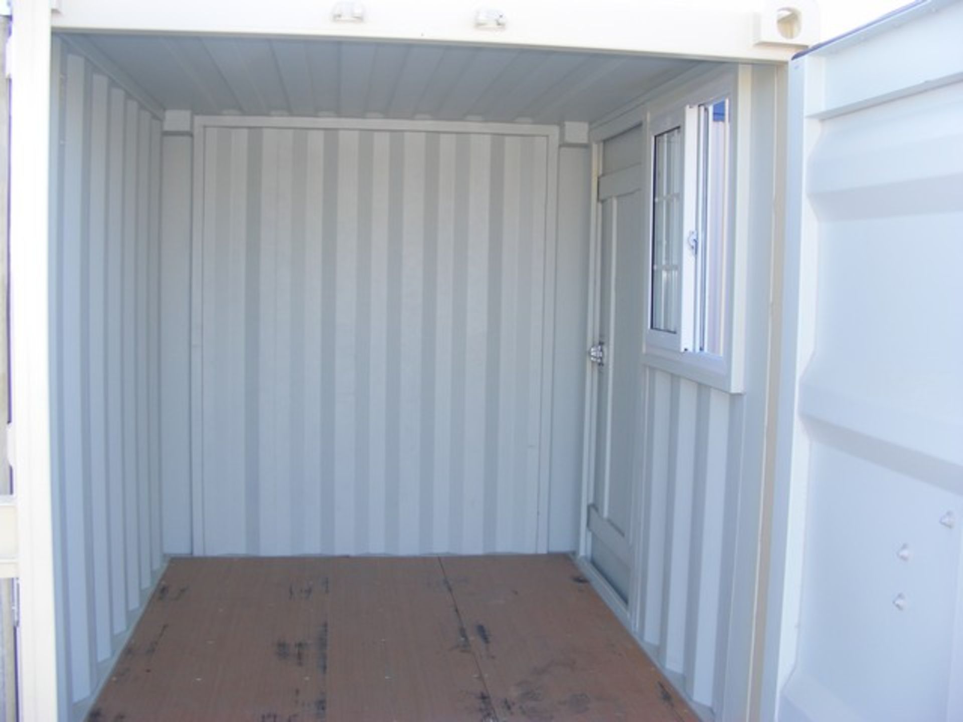 Located in YARD 1 - Midland, TX NEW 8' SEA CONTAINER W/ WALK IN DOOR & WINDOW - Image 2 of 3