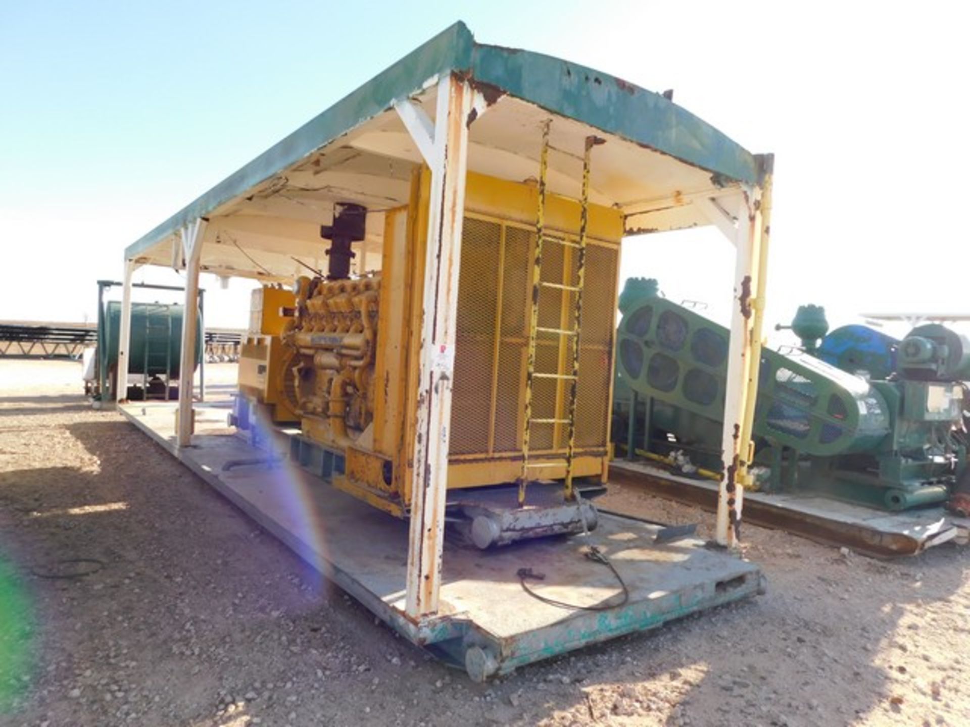 Located in YARD 1 - Midland, TX (2944) GENERAL ELECTRIC 930 KW AC GENERATOR, SN- 8415101, (3) PH,