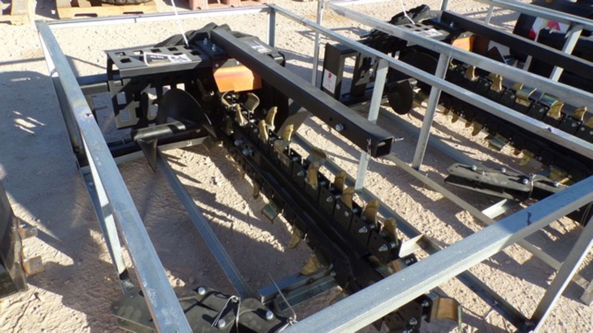 Located in YARD 1 - Midland, TX NEW HYD TRENCHER F/ SKID LOADER