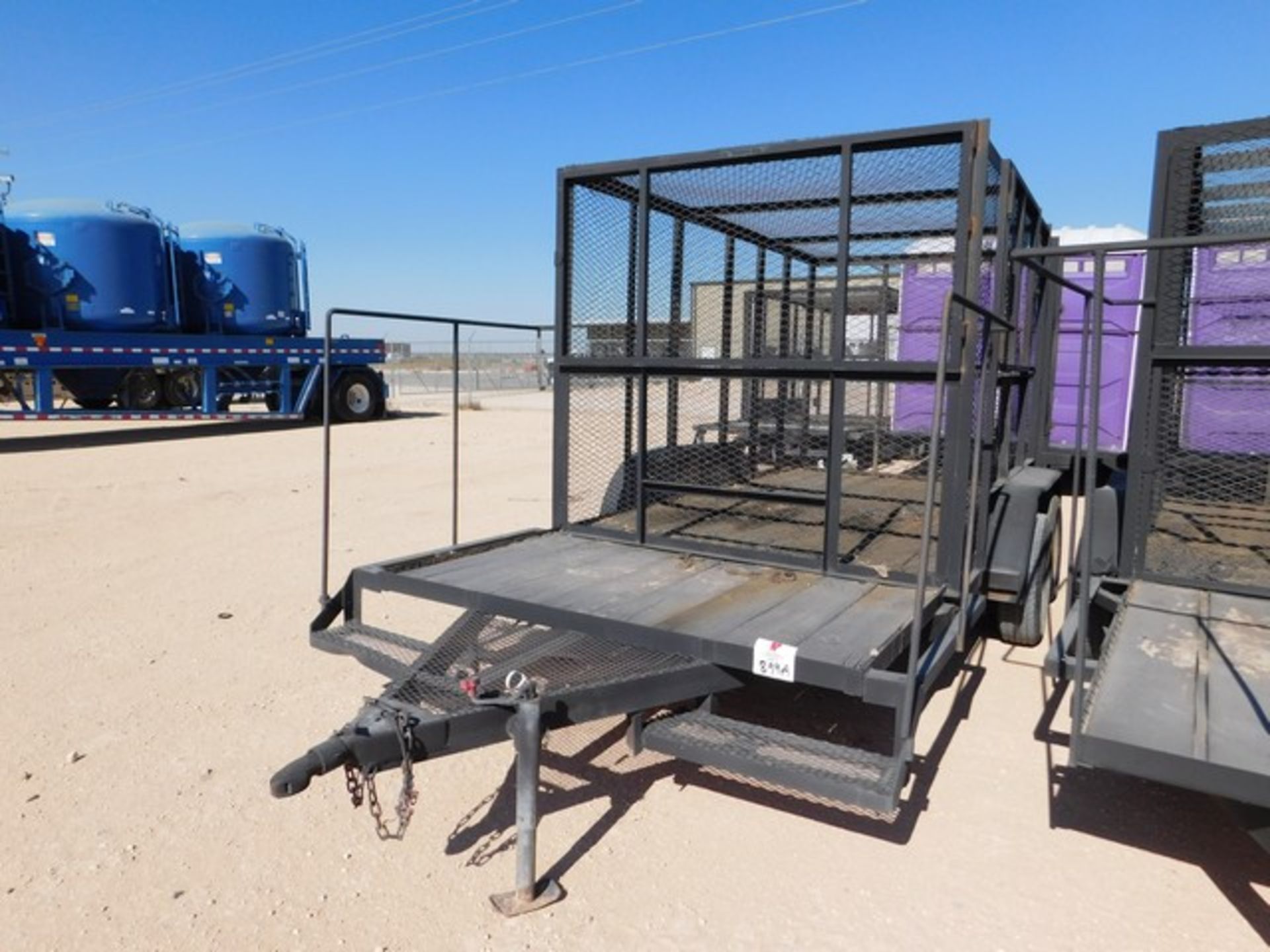 Located in YARD 1 - Midland, TX (4154) (X) C&M T/A BP COMBO PORTA POTTY/ TRASH TRAILER, VIN-