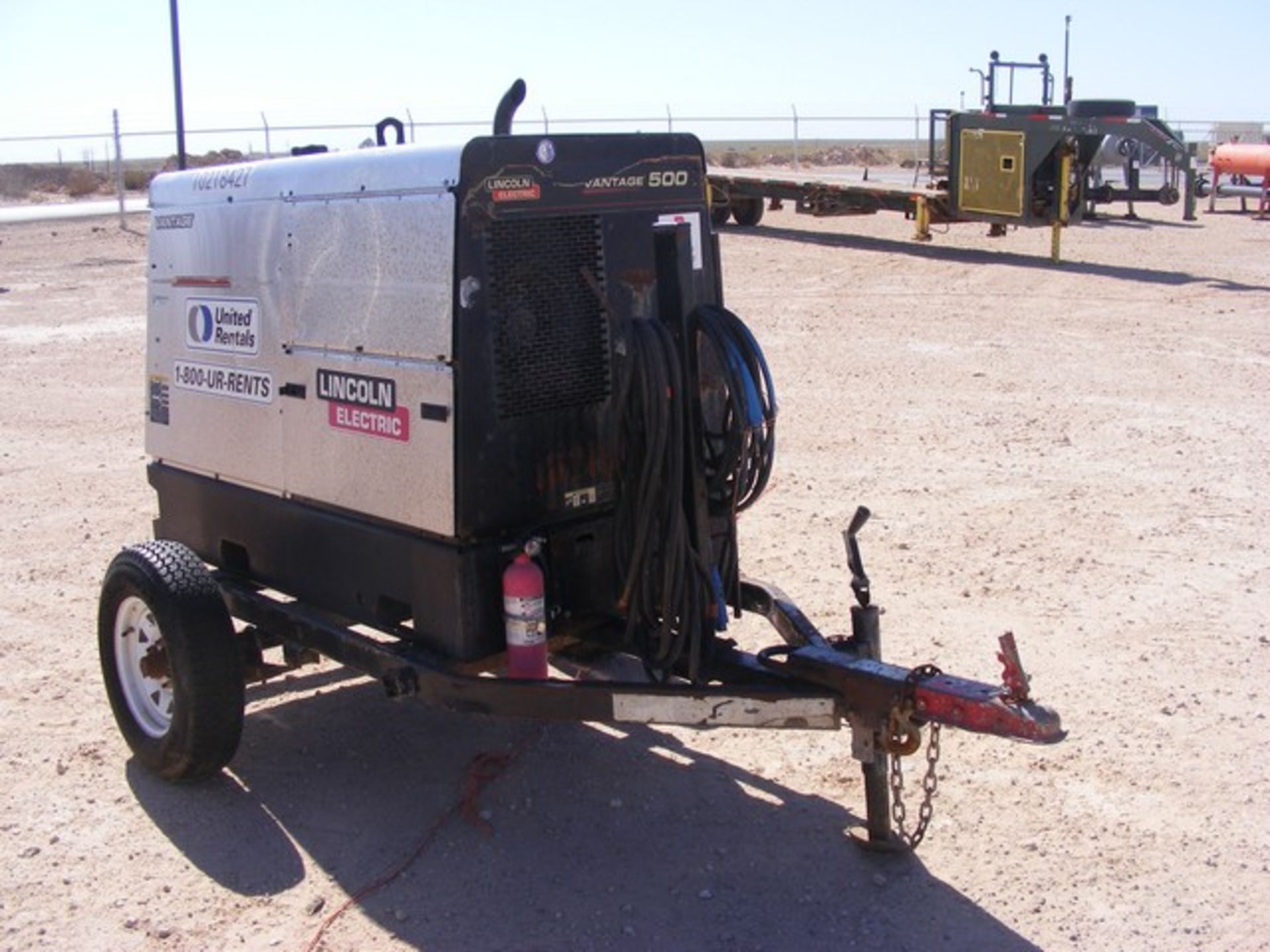 Located in YARD 1 - Midland, TX LINCOLN ELECTRIC VANTAGE 500 DIESEL WELDING MACHINE MRD ON S/A - Image 7 of 7