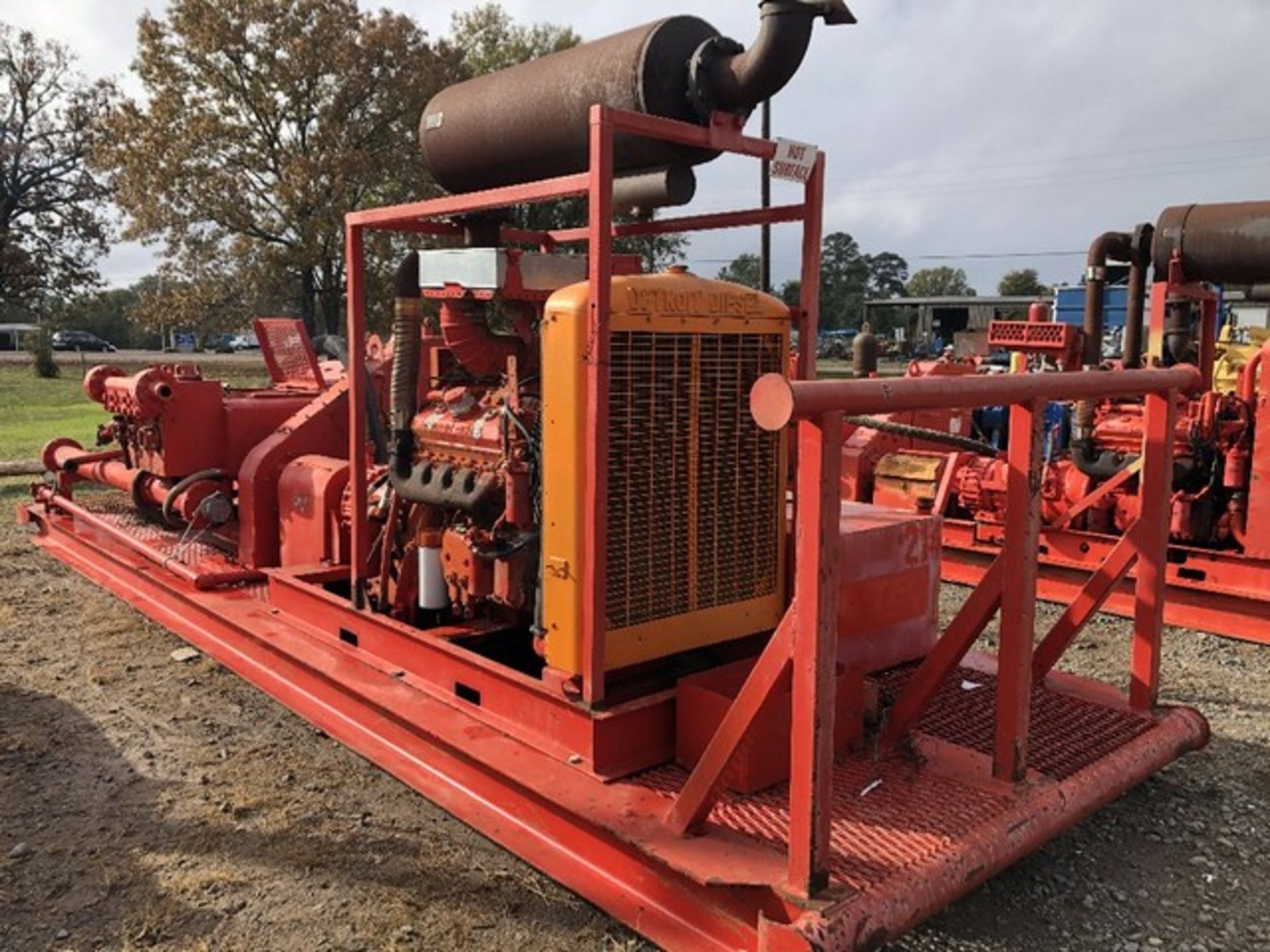 Located in YARD 16 - Oil City, LA GARDNER DENVER PAH TRIPLEX PUMP W/ 4-1/2" LINERS, P/B DETROIT - Bild 2 aus 6