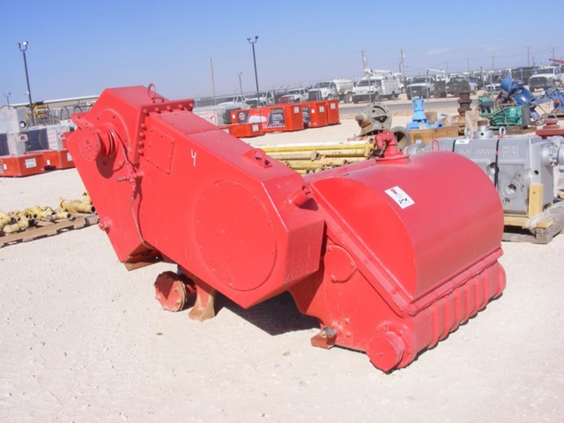 Located in YARD 1 - Midland, TX GARDNER DENVER PAH TRIPLEX PUMP, 310 BHP @ 175 RPM, 8" STROKE, CHAIN