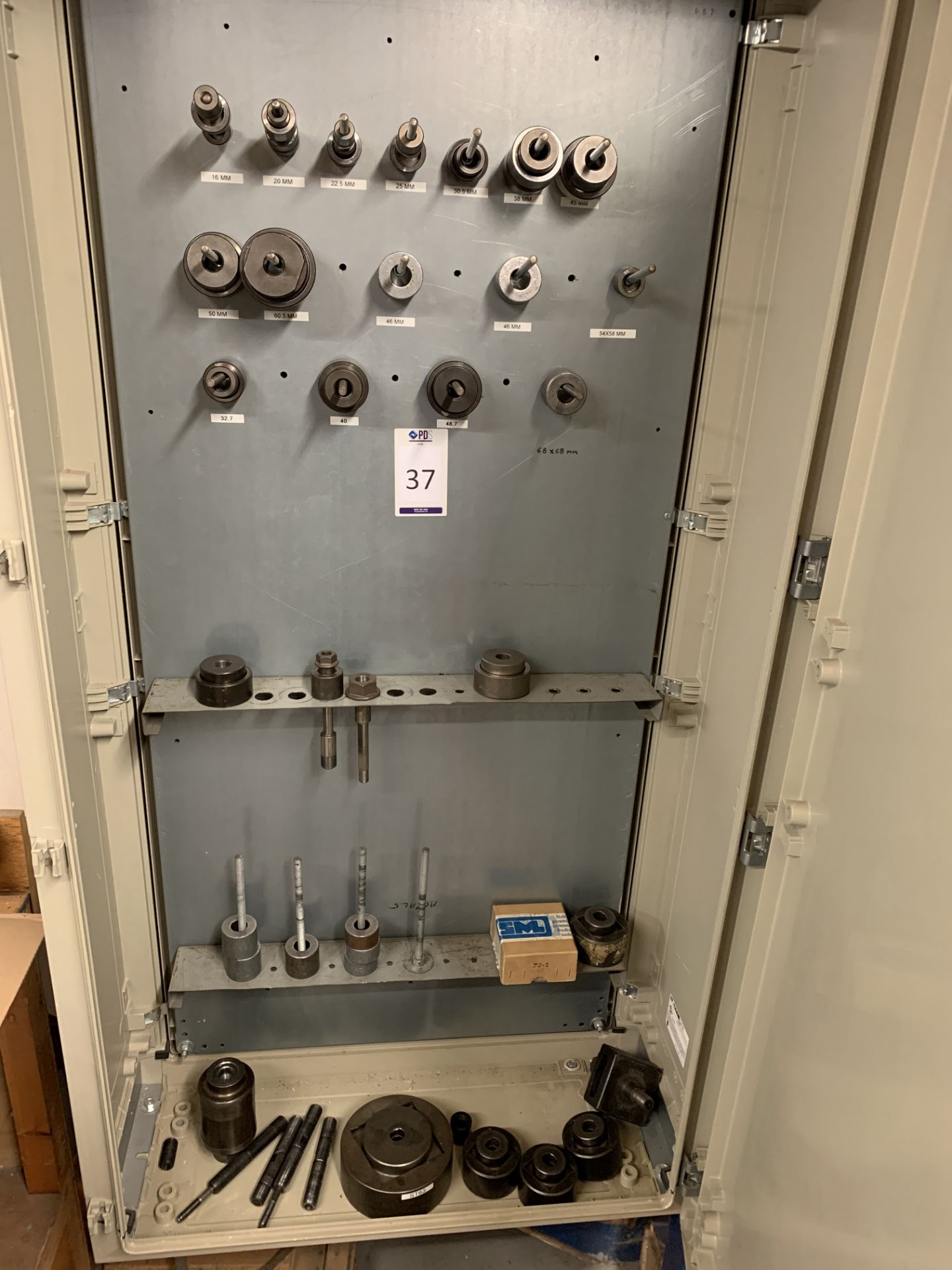 Custom Built Tooling Cabinet & Assorted Tooling (Located Norwich – See General Notes for Viewing & - Image 2 of 2