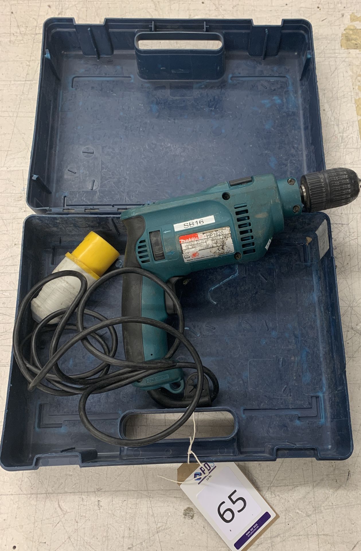 Makita HP1620 110v Hammer Drill (Located Norwich – See General Notes for Viewing & Collection