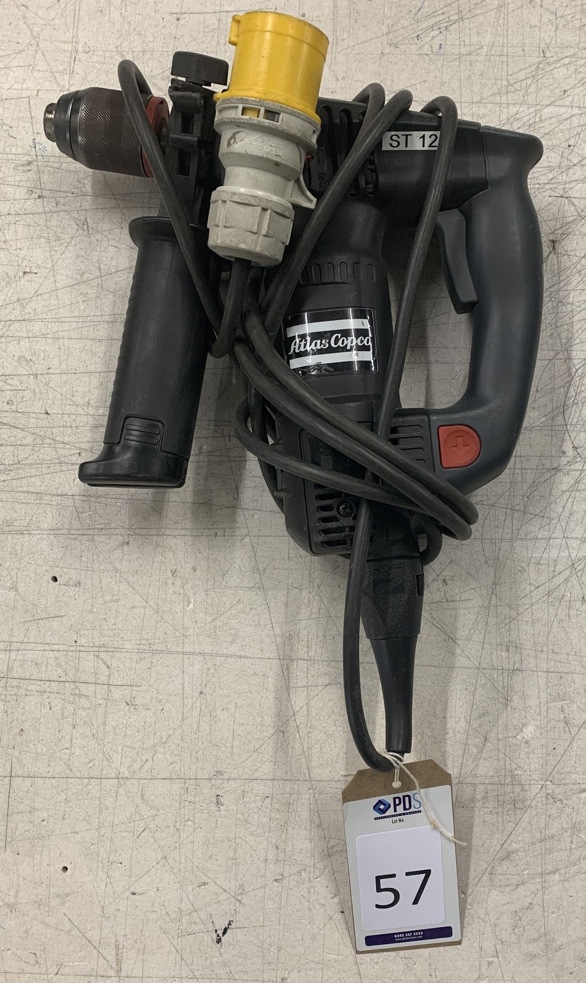 Atlas Copco 110 Volt Drill (Located Norwich – See General Notes for Viewing & Collection Details)