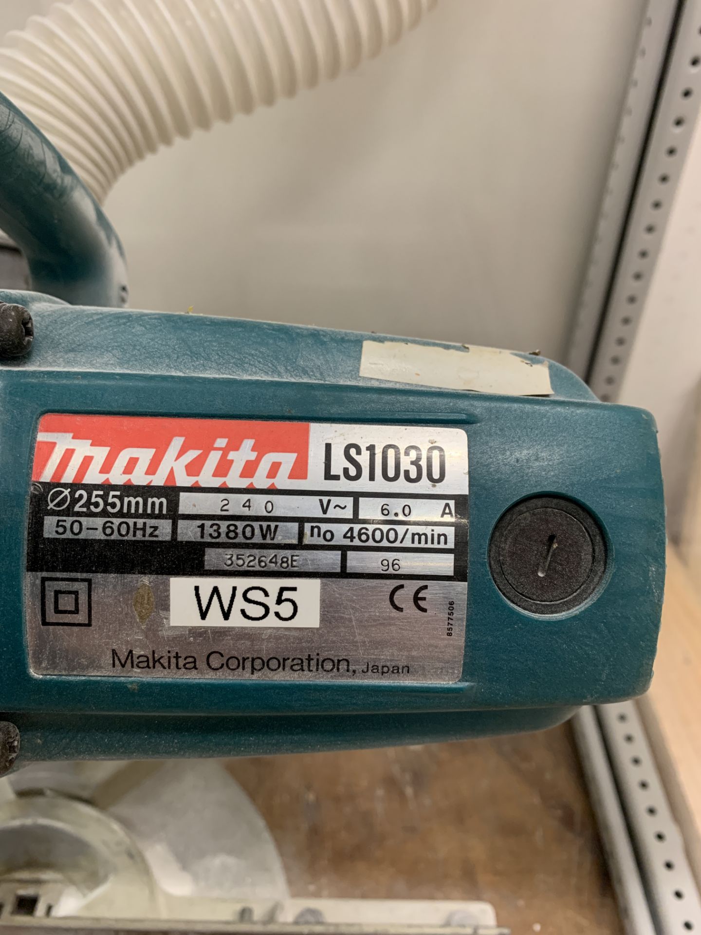 Makita LS1030 Benchtop Mitre Saw with Custom Dust Extraction Enclosure (Buyer Responsible For - Image 4 of 4