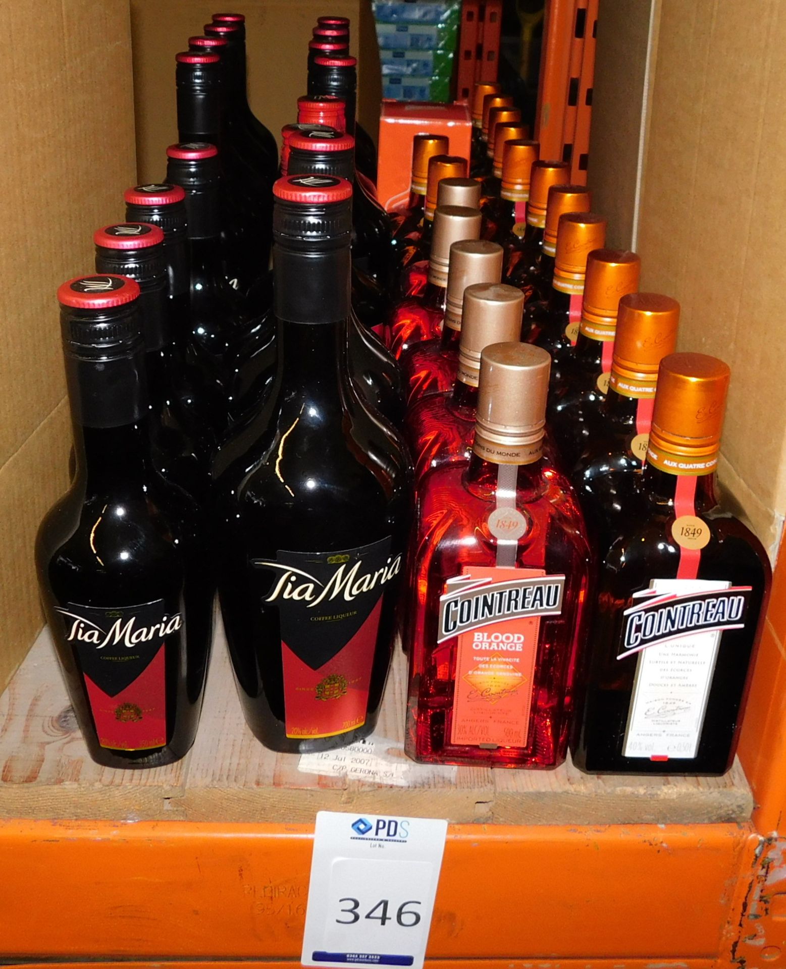 35 Bottles to Include 19 Assorted Cointreau, 50cl, 12 Tia Maria, 70cl & 4 Tia Maria, 35cl (Located