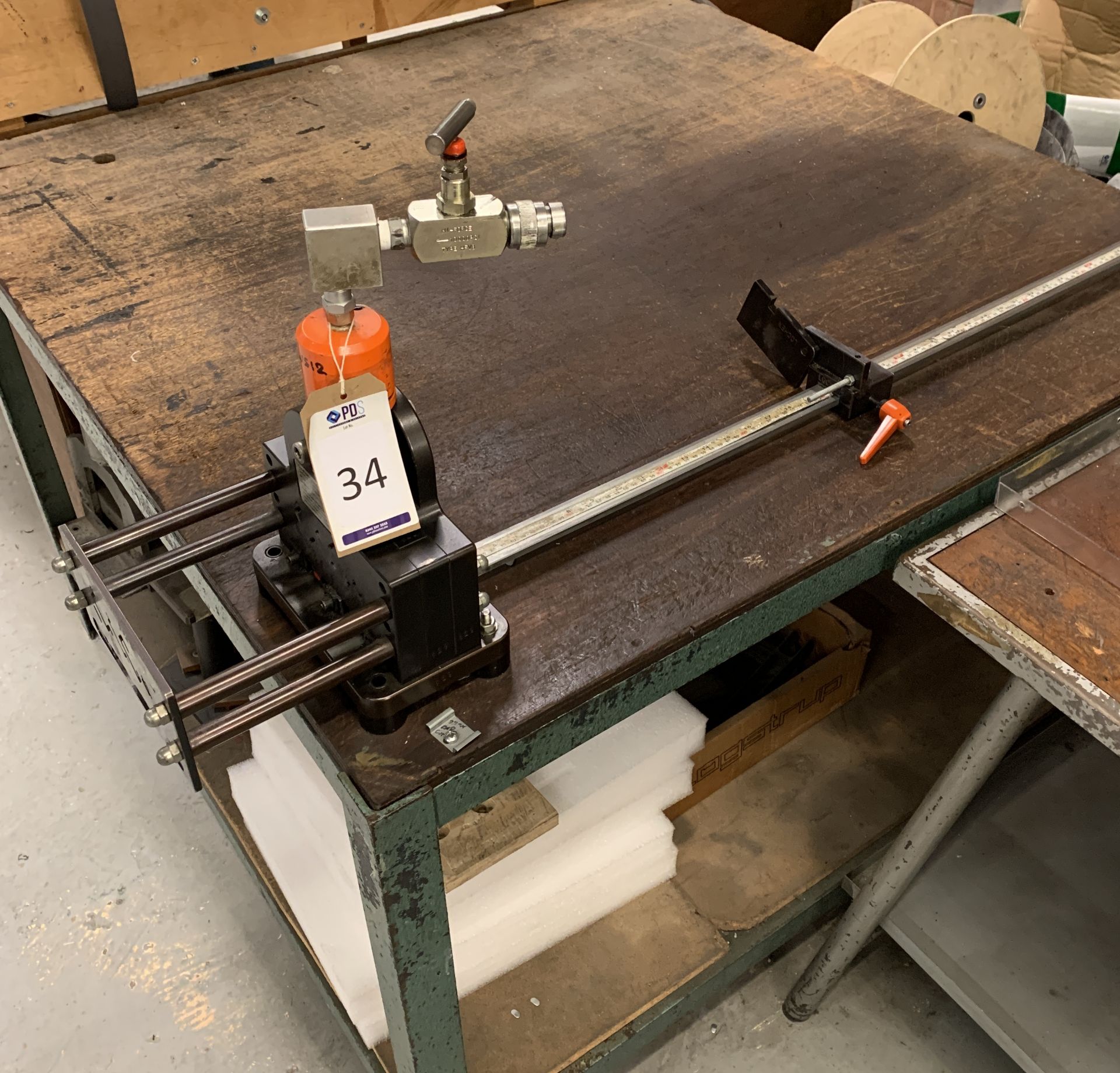 DIN Profile Cutting & Punching Tool & Workbench (Located Norwich – See General Notes for Viewing &