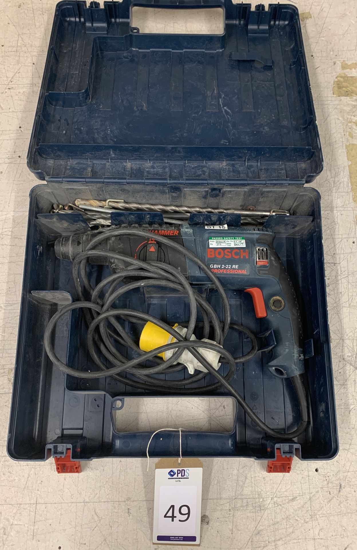 Bosch GBH 2-22 RE Hammer Drill (Located Norwich – See General Notes for Viewing & Collection