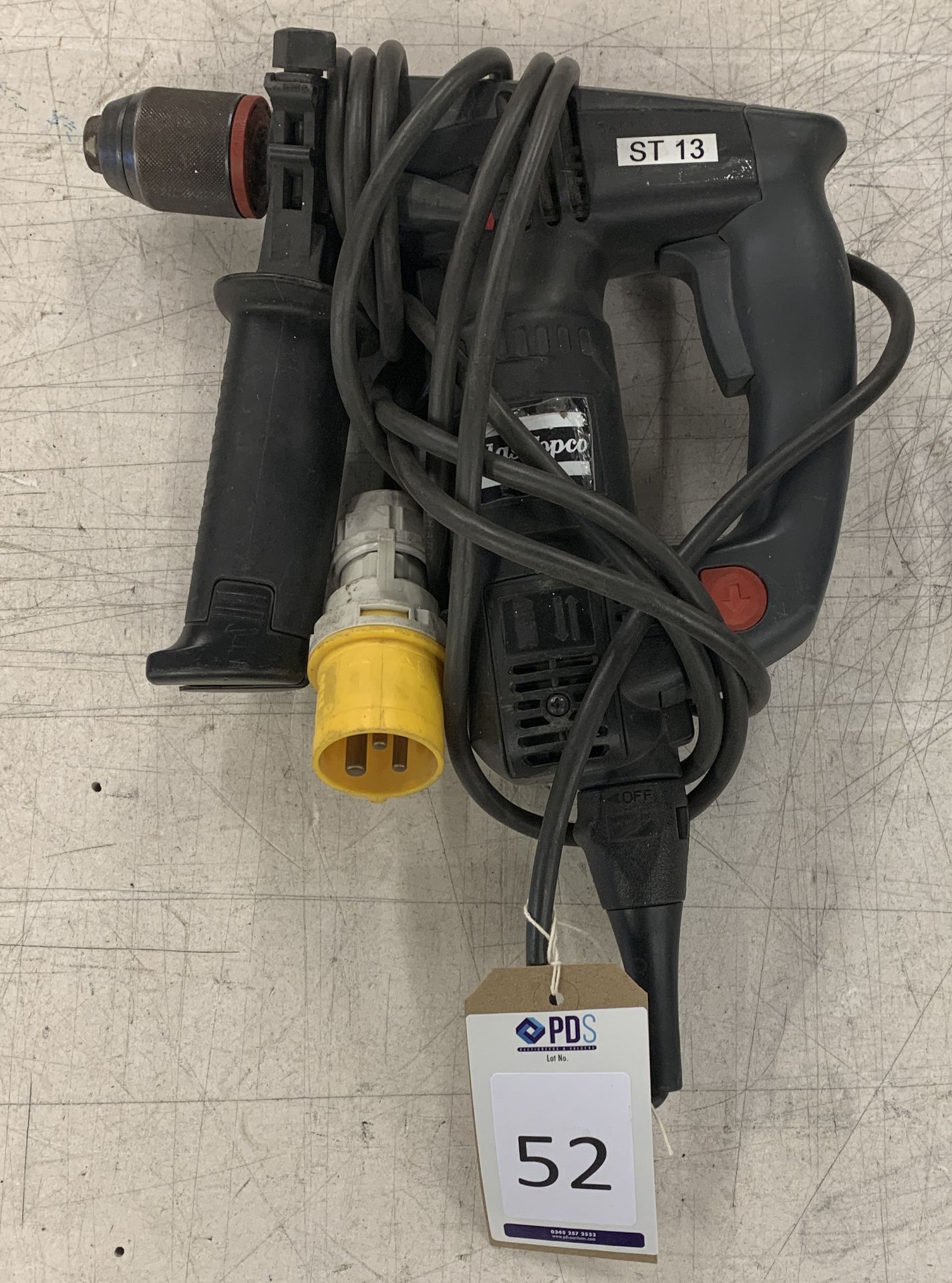 Atlas Copco 110 Volt Drill (Located Norwich – See General Notes for Viewing & Collection Details)