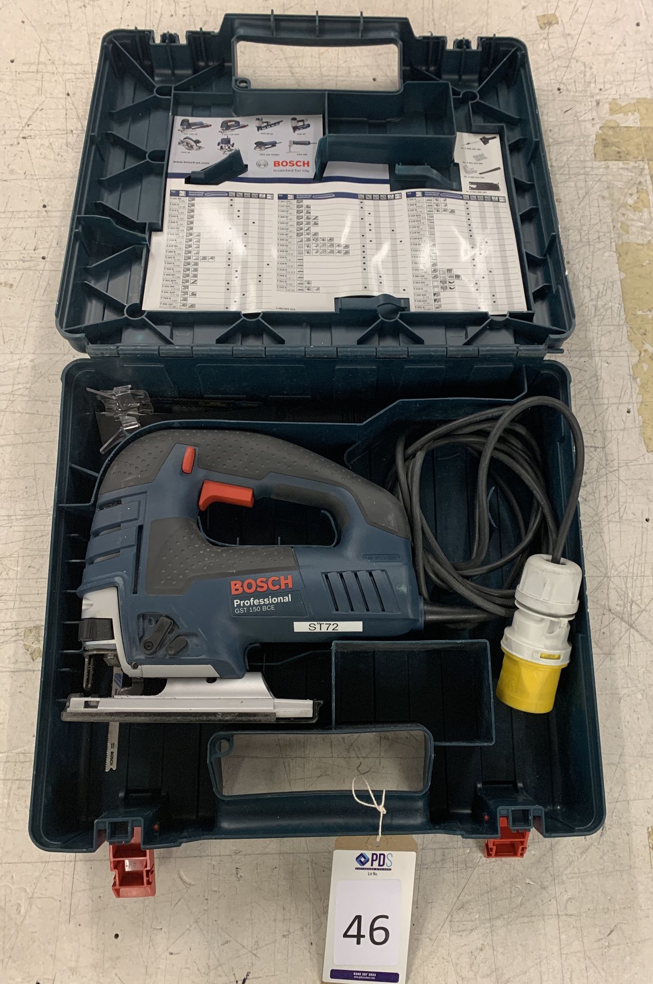 Bosch GST 150 BCE 100 Volt Jigsaw (Located Norwich – See General Notes for Viewing & Collection