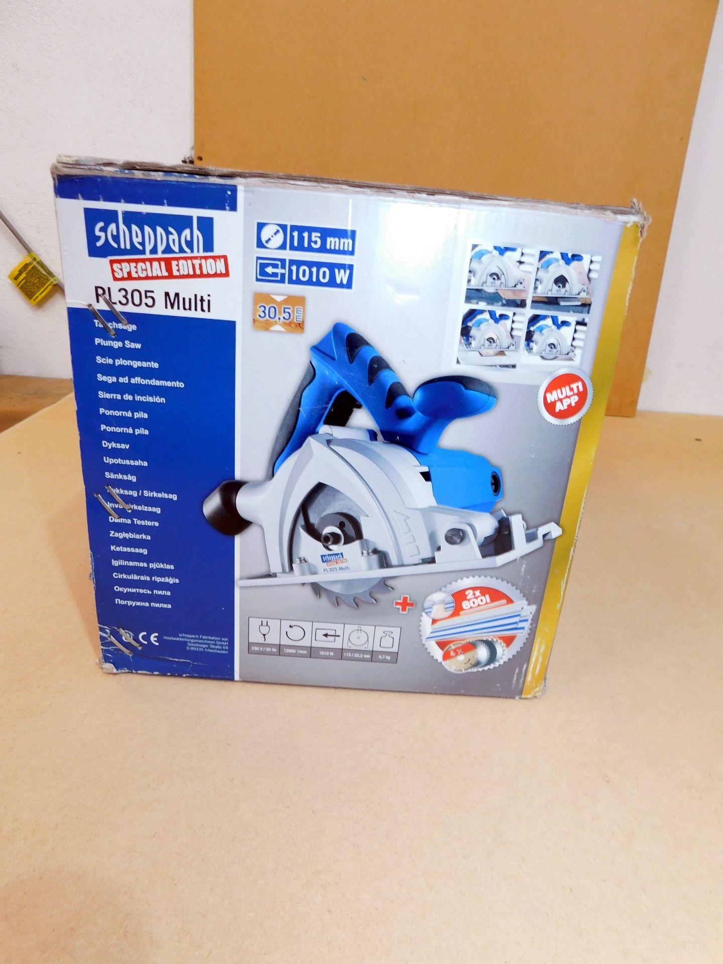 Scheppach PL305 Multi Plunge Saw, 115mm, 240v (New & Boxed) (Located Spelmonden, Kent – See - Image 2 of 3