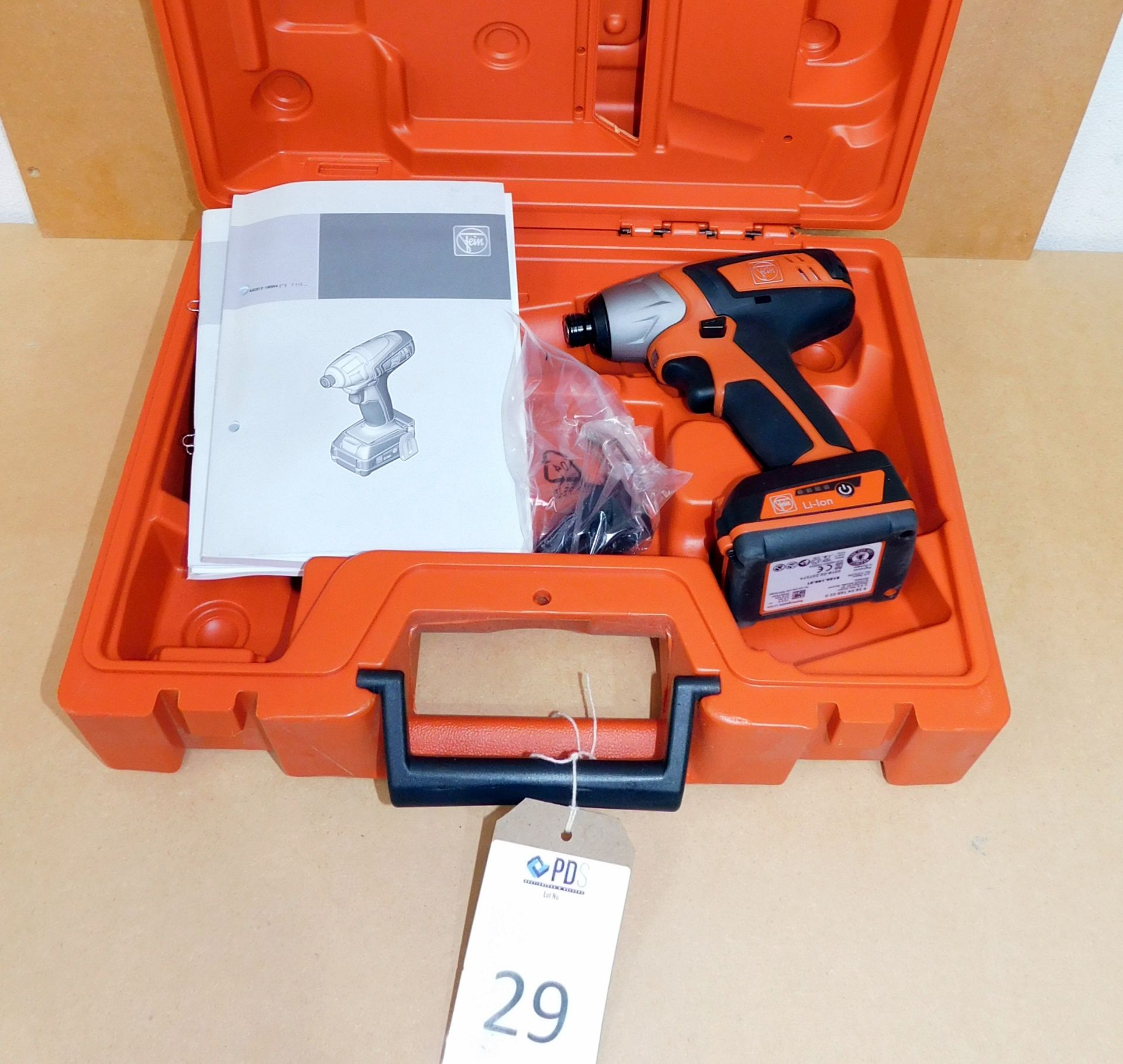 Fein ASCD12-100W4 Cordless Impact Wrench, With Battery & Charger (New & Boxed) (Located