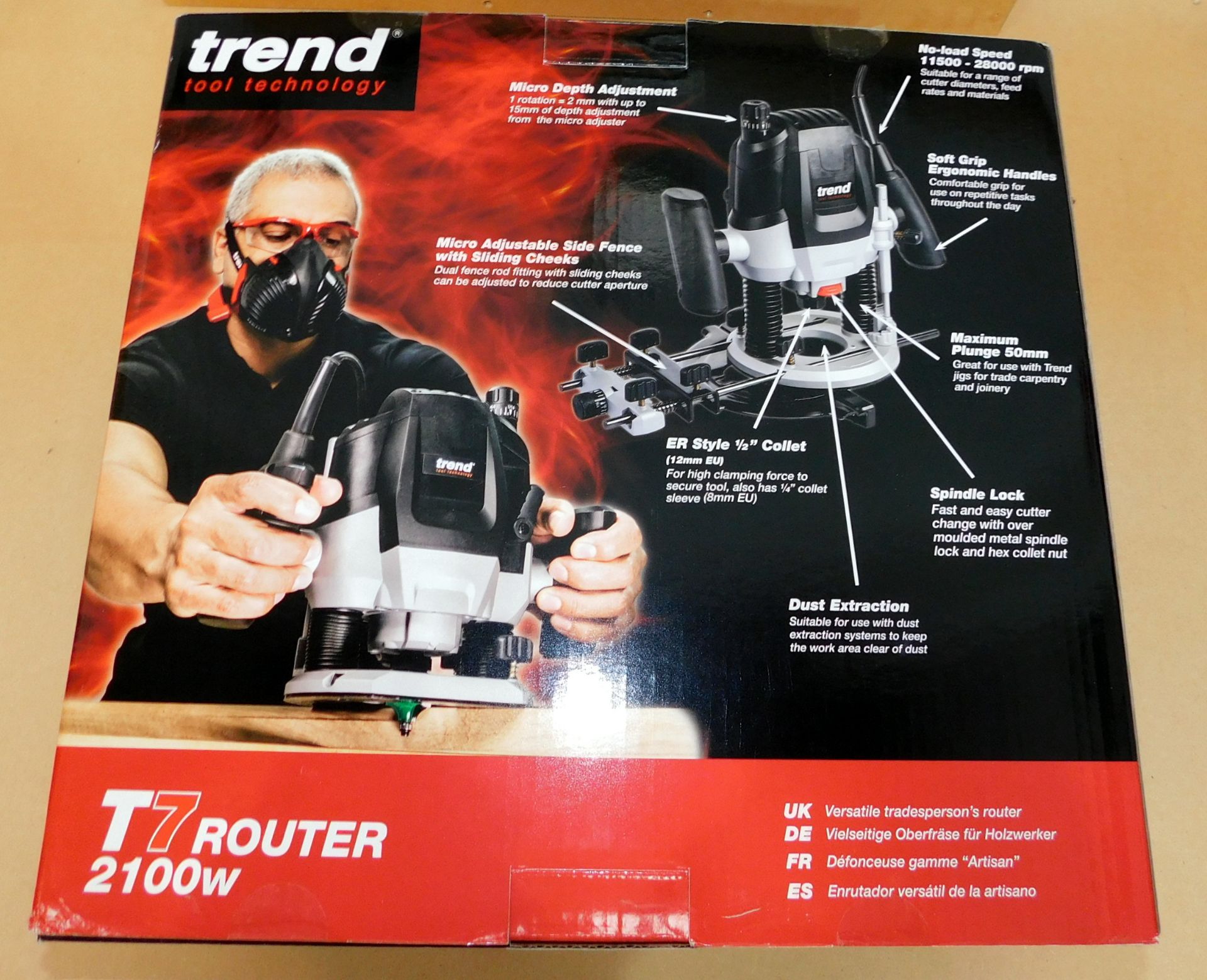 Trend T7 Handheld Router, 240v (New & Boxed) (Located Spelmonden, Kent – See General Notes for - Image 2 of 5