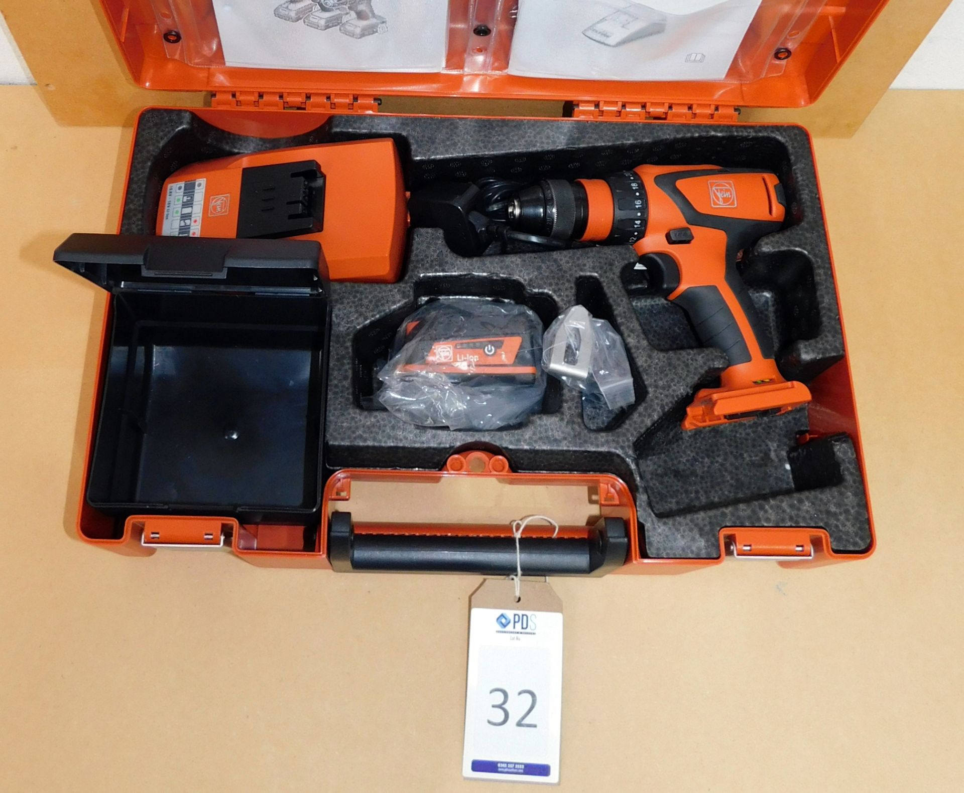 Fein ASCM12 Cordless Drill, With 2 Batteries & Charger (New & Boxed) (Located Spelmonden, Kent – See - Image 2 of 5