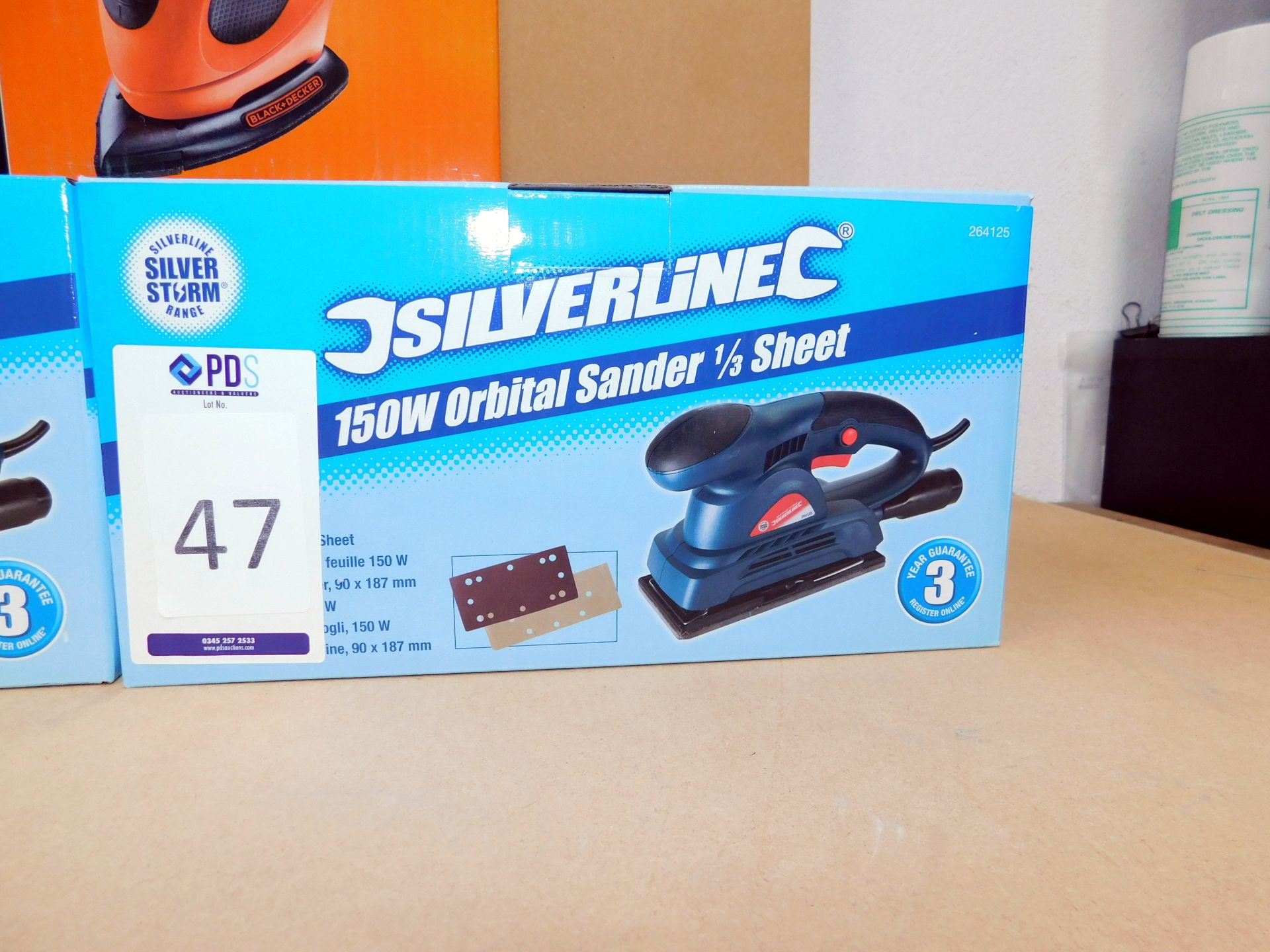 4 Silverline Orbital Sanders, 240v & Black & Decker Pad Sander (New & Boxed) (Located Spelmonden, - Image 2 of 3