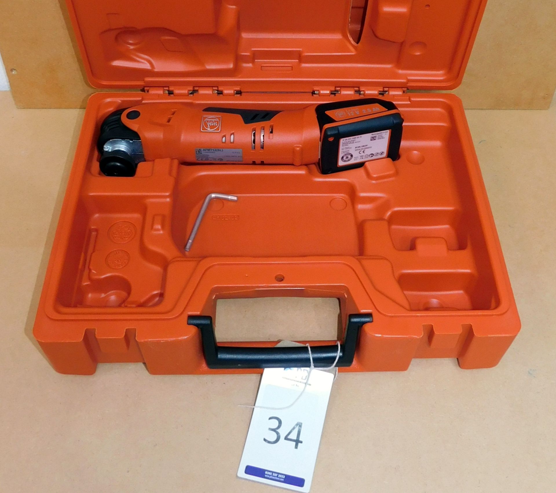 Fein AFMT12(SL) Cordless Multi Talent, With Battery & Charger (New & Boxed) (Located Spelmonden,