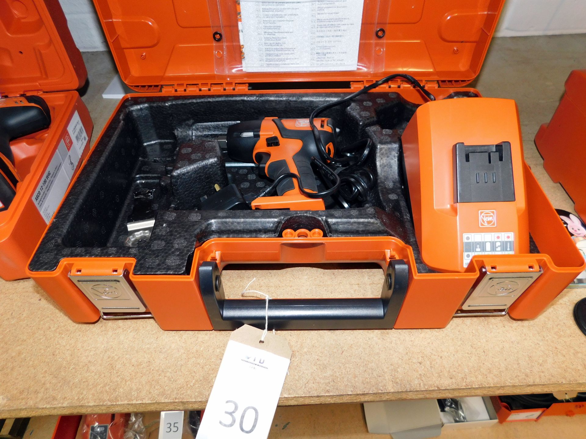 Fein ASCD18-300W2 Cordless Impact Wrench, No Battery, Charger (New, Incorrect Box) (Located