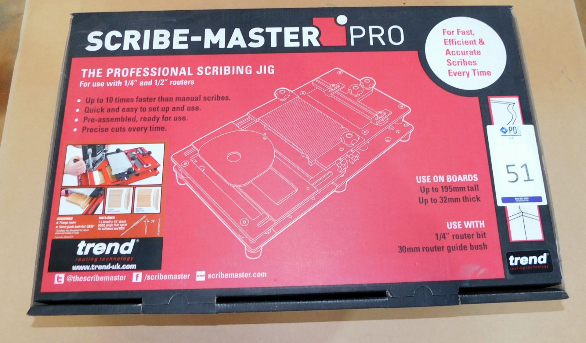 Trend Scribe-Master Pro Professional Scribing Jig (New & Boxed) (Located Spelmonden, Kent – See