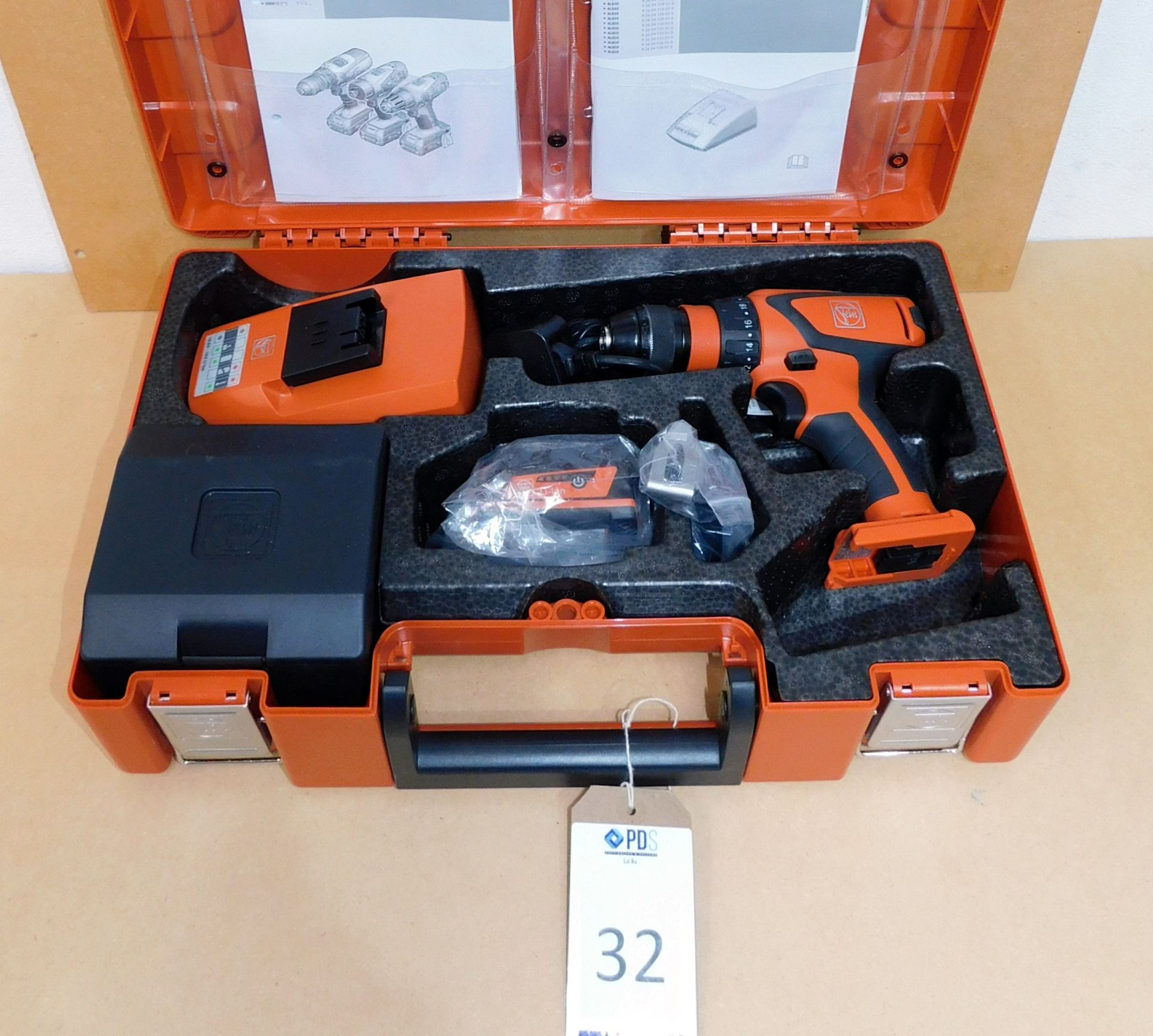 Fein ASCM12 Cordless Drill, With 2 Batteries & Charger (New & Boxed) (Located Spelmonden, Kent – See
