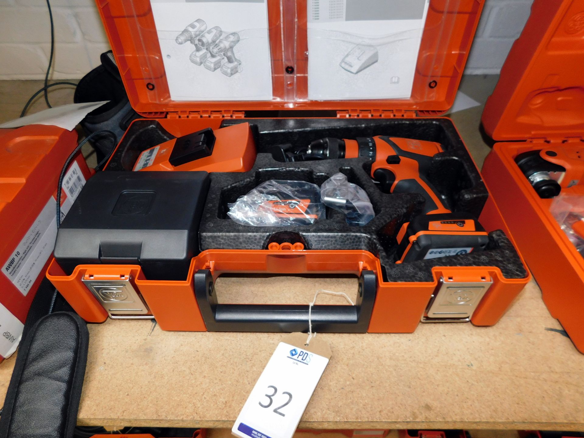 Fein ASCM12 Cordless Drill, With 2 Batteries & Charger (New & Boxed) (Located Spelmonden, Kent – See - Image 5 of 5