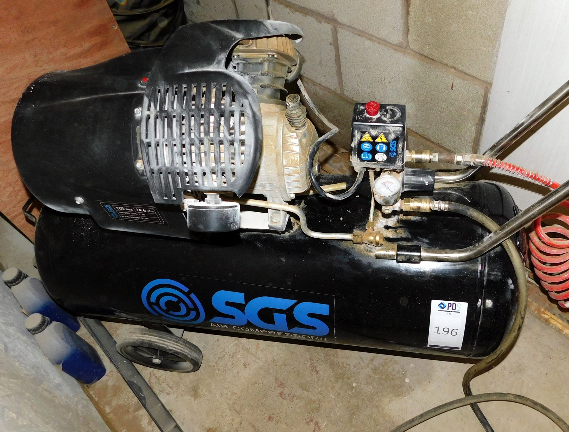 SGS SC100V Receiver Mounted Compressor (Located Oldham – See General Notes for Viewing &