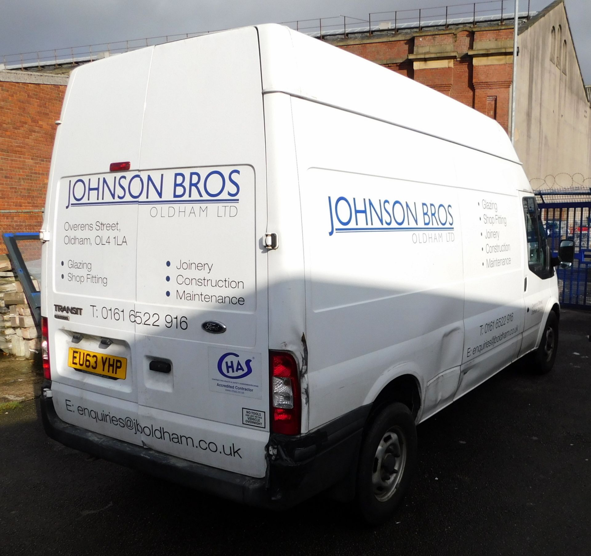 Ford Transit 350 LWB RWD, High Roof Van TDCi, Registration EU63 YHP, First Registered 23rd September - Image 4 of 22