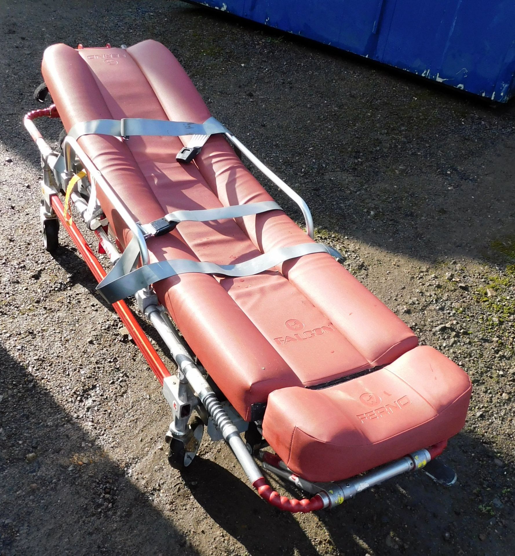 Ferno Falcon Six Stretcher s/n FSX1460, No Lift Counter (Stored on Lot 30) (Located South Godstone – - Image 2 of 5
