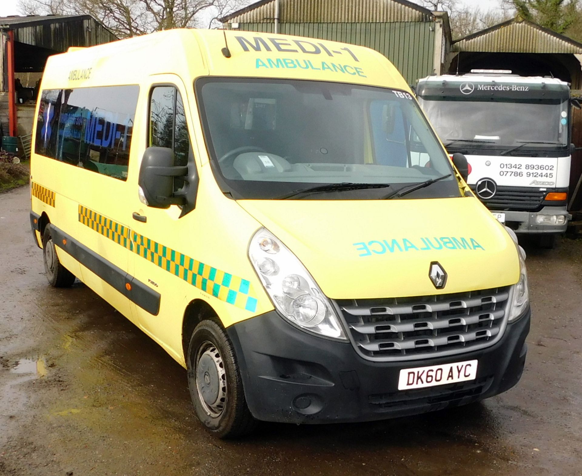 Renault Master LWB FWD, LM35dCi 100 Medium Roof PTS, Registration DK60 AYC, First Registered 4th