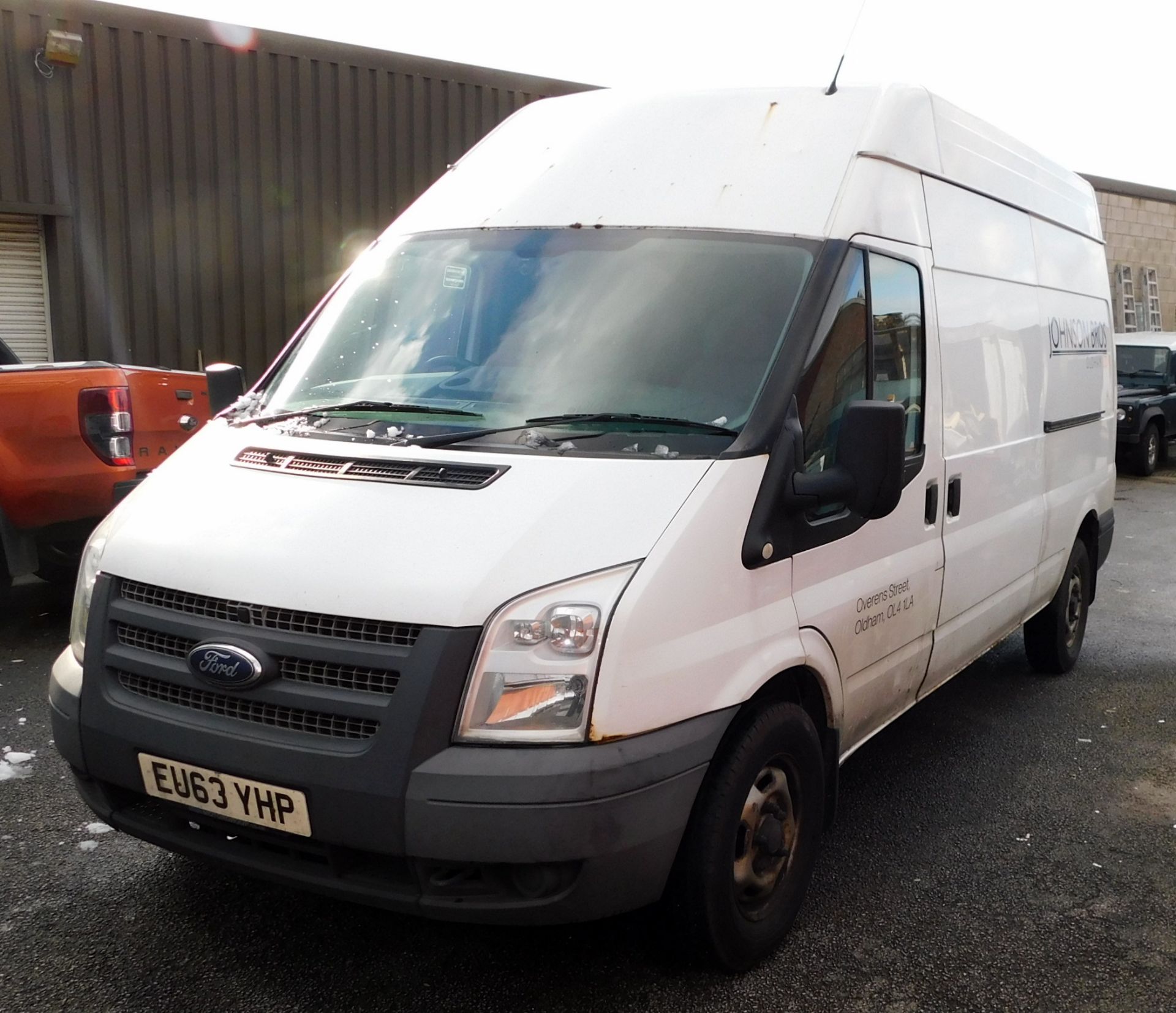 Ford Transit 350 LWB RWD, High Roof Van TDCi, Registration EU63 YHP, First Registered 23rd September - Image 6 of 22