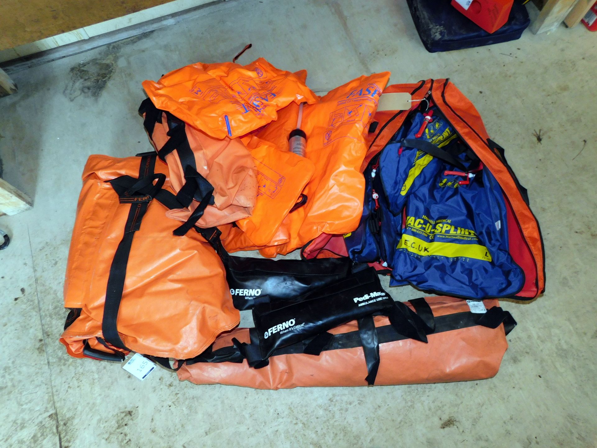 Quantity of Assorted Vacuum Splints (Located South Godstone – See General Notes for Viewing &