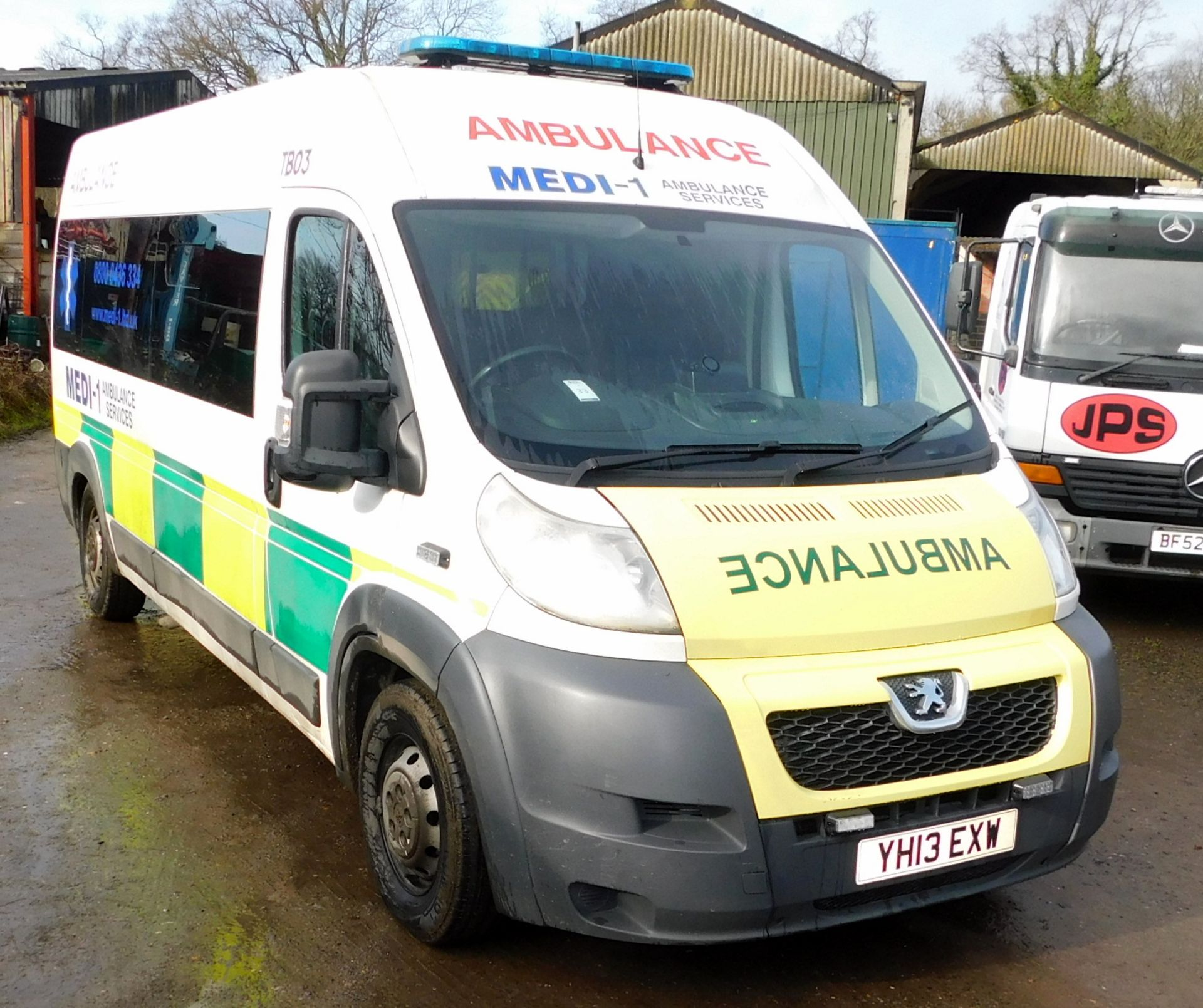 Peugeot Boxer 435 L3, 2.2 HDi H2 PTS, Registration YH13 EXW, First Registered 19th June 2013, MOT