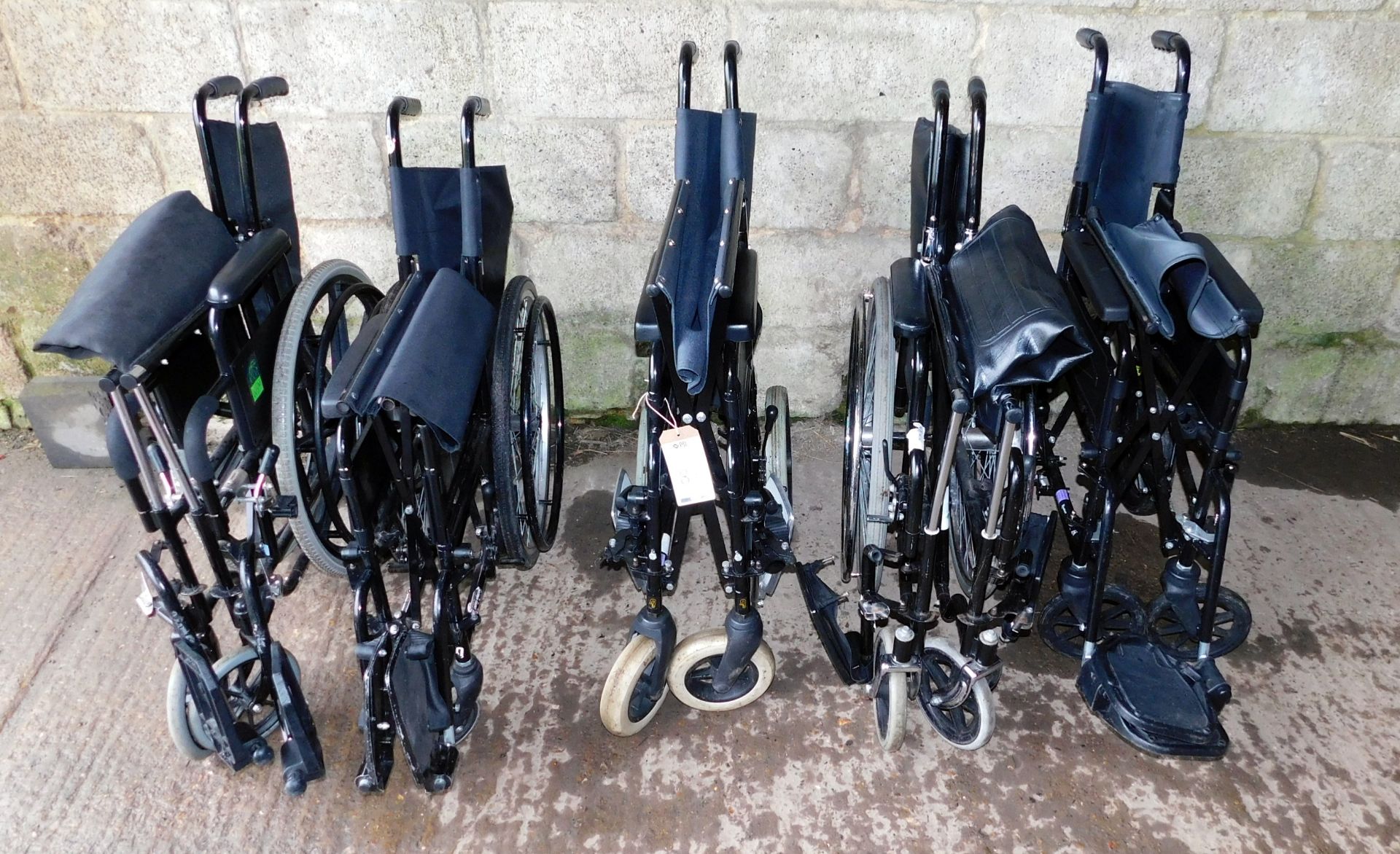 5 Various Wheelchairs (Stored in shed) (Located South Godstone – See General Notes for Viewing &