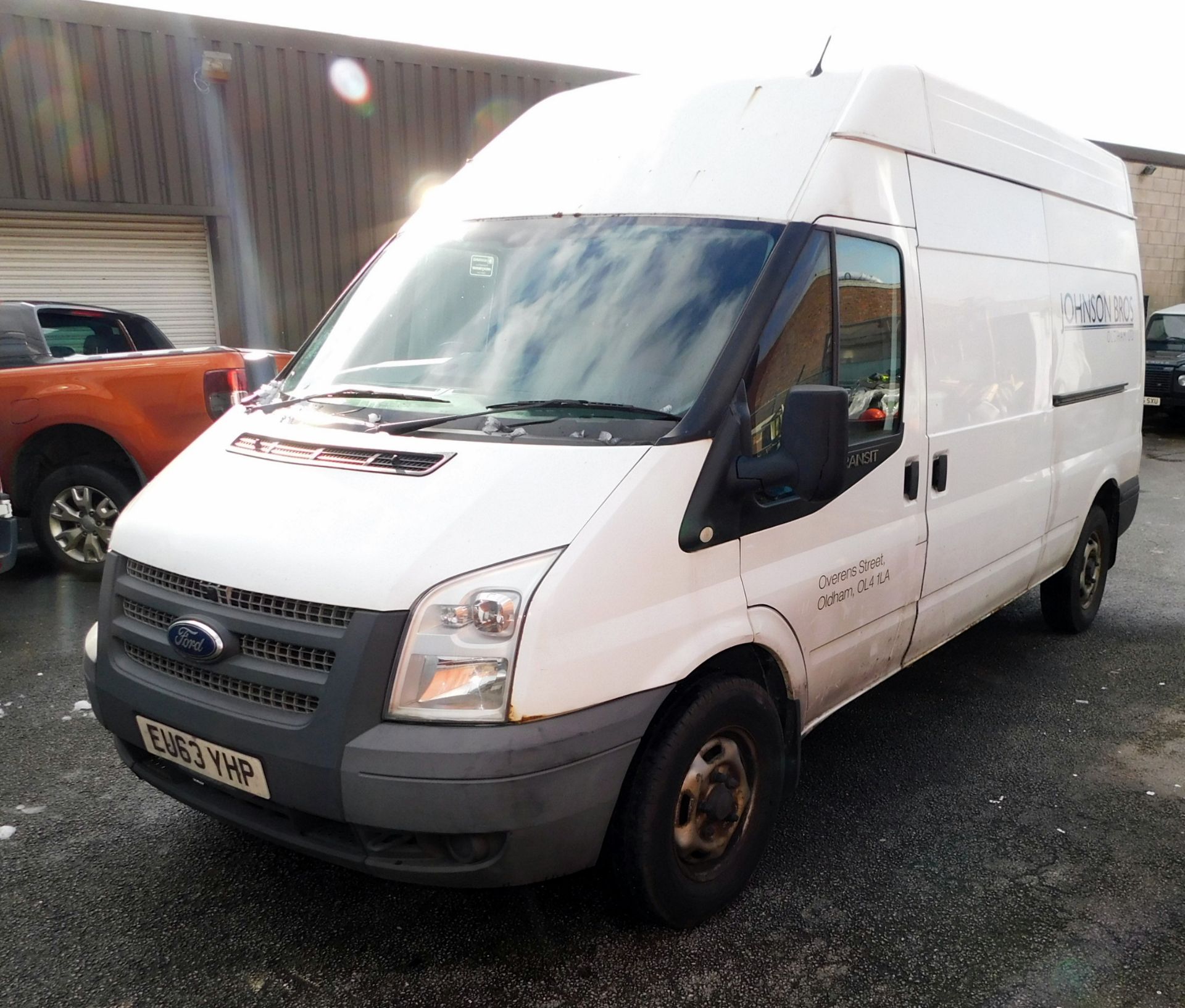 Ford Transit 350 LWB RWD, High Roof Van TDCi, Registration EU63 YHP, First Registered 23rd September - Image 2 of 22