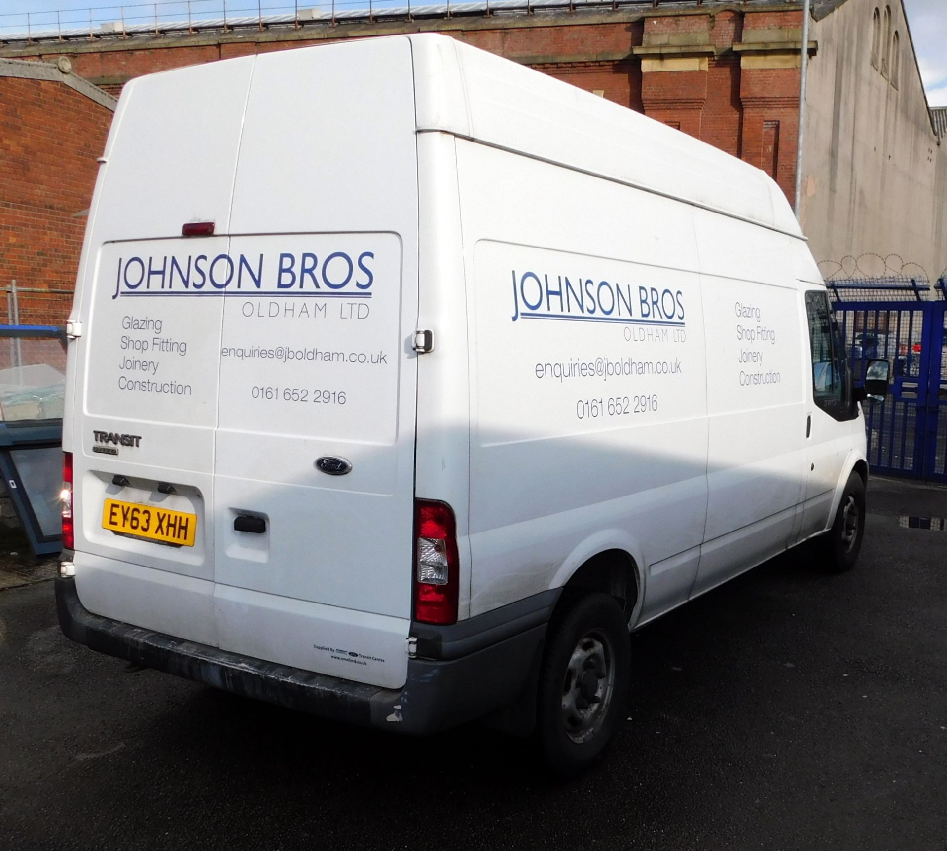 FORD TRANSIT 350 LWB FWD High Roof Van TDCi 125ps, Registration EY63 XHH, First Registered 30th - Image 5 of 10